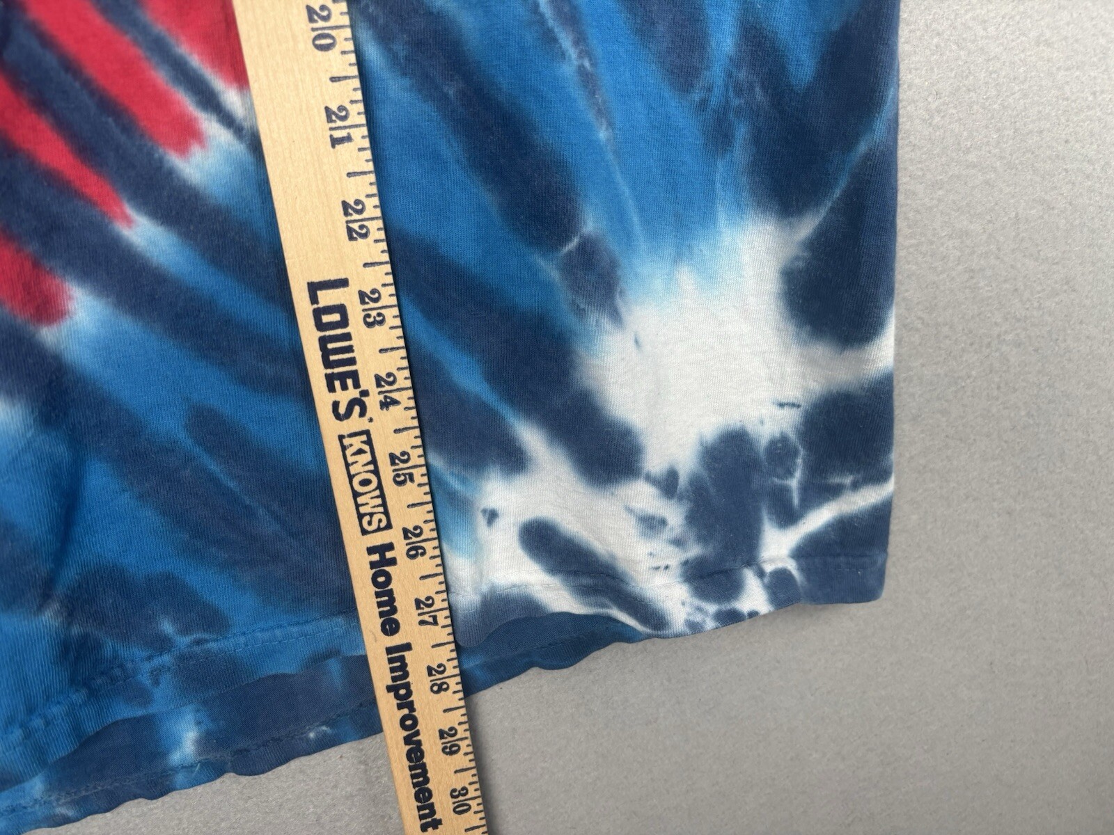 Sundog Hand Dyed Tee Mens L Lg Blue Tie Die Fastpitch 09 Summer Hippie Punk 4166