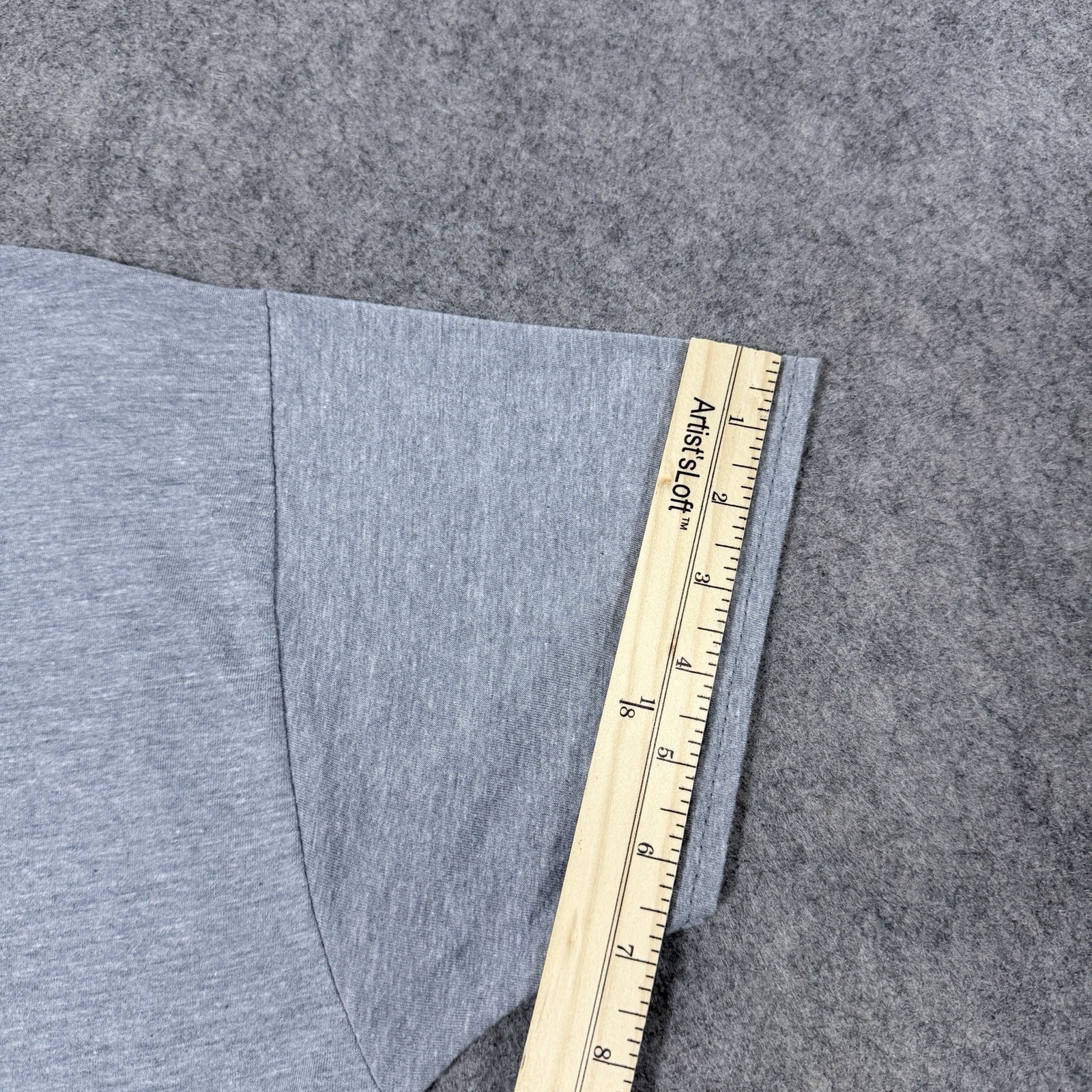 Hanes Comfort Fit Tagless Short Sleeve Casual T-Shirt Fit Men&rsquo;s Size Medium Gray