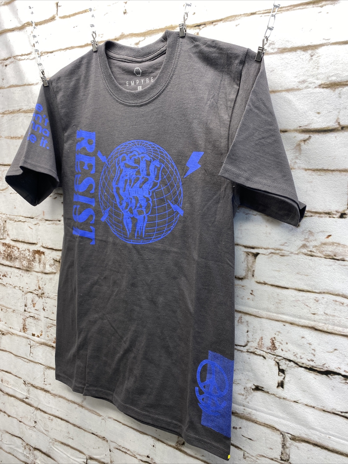 Empyre Resist Charcoal T-Shirt Men&rsquo;s Size S NWOT