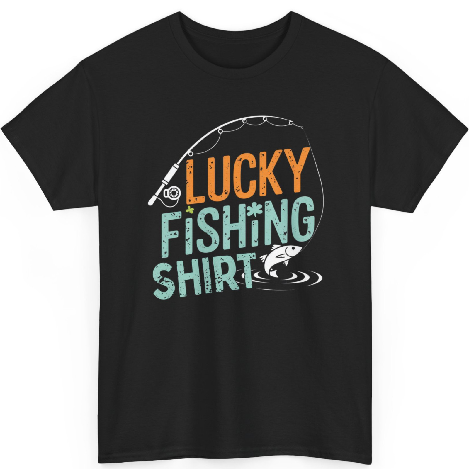 This Is My Lucky Fishing Fisherman&rsquo;s Favorite Artwork T-Shirt