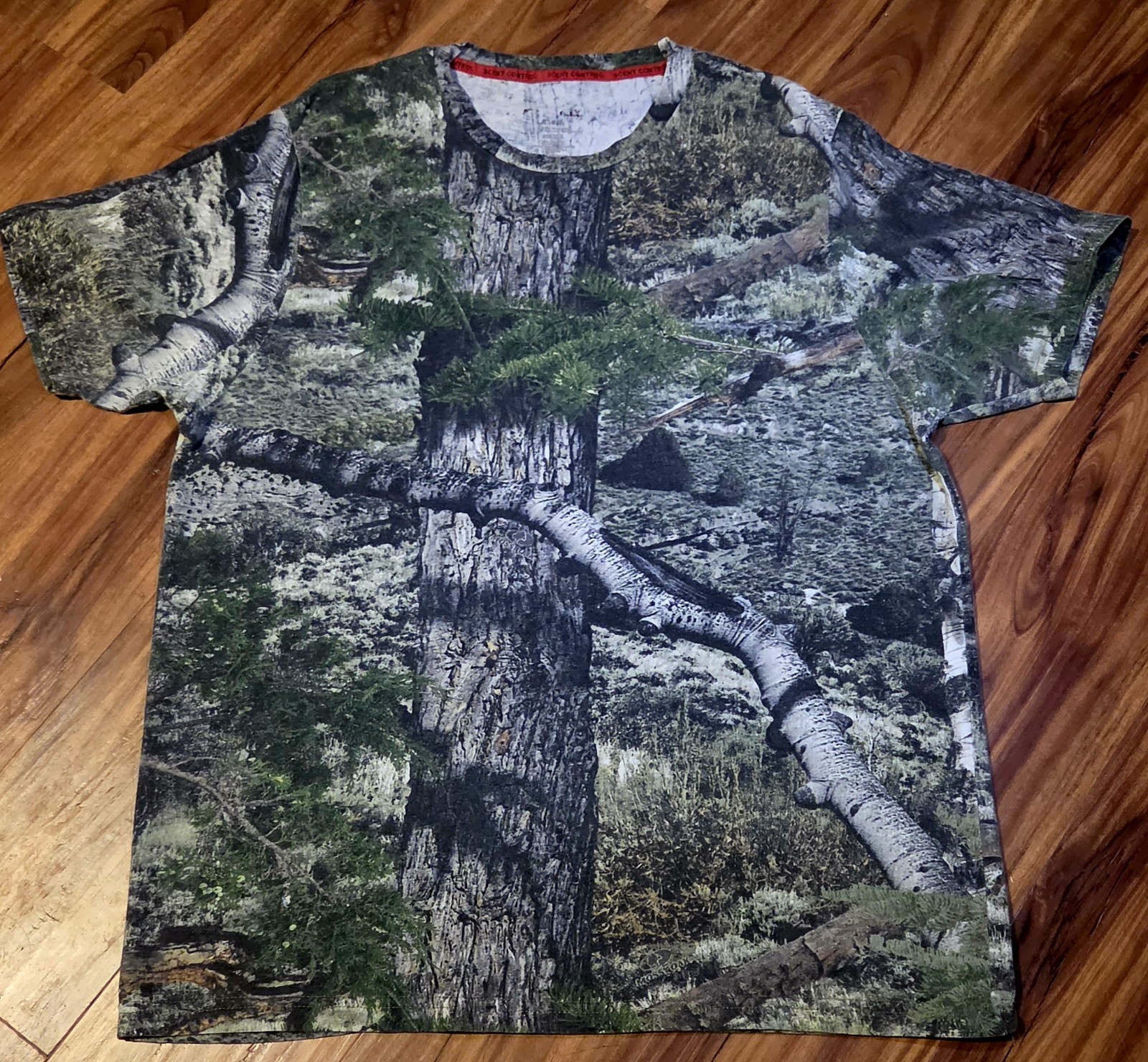 Mossy Oak Men’s Multicolor Camouflage Crew Neck Short Sleeve T-Shirt Size XL