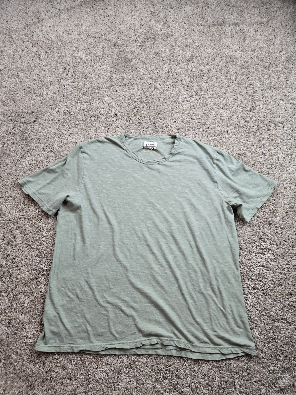 Pact Shirt Mens Large Green Long Sleeve Organic Cotton Pullover Casual