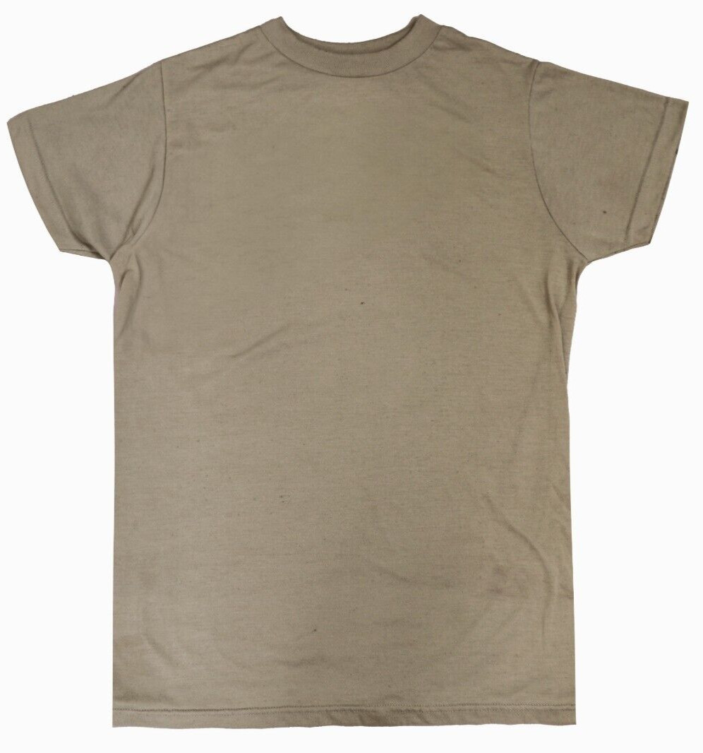 US Military Desert Tan Troop Support Short Sleeve T-Shirt Undershirt