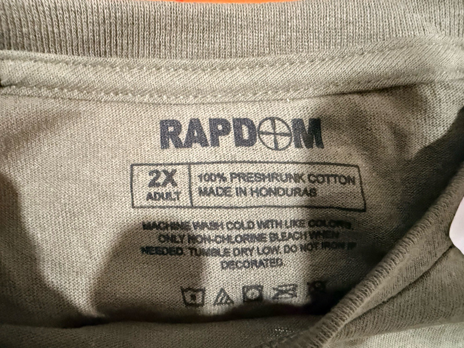 “SNIPER – DON’T RUN DIE TIRED” T-SHIRT by RAPDOM TACTICAL GEAR – Sz 2XL – NWT
