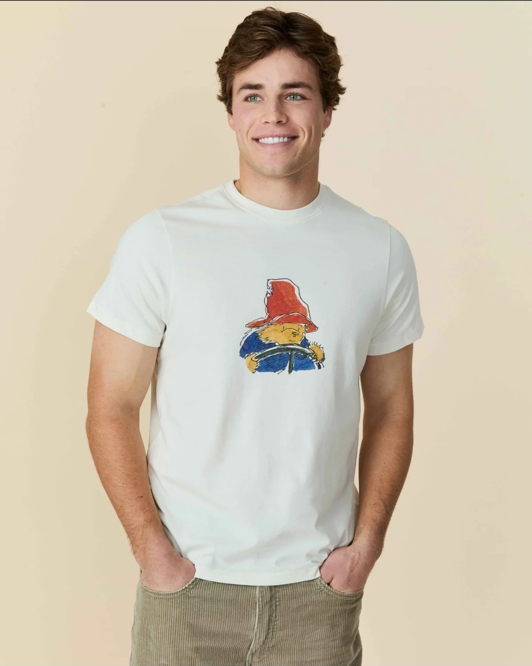 Rowing Blazers Men&rsquo;s Paddington Driving Cotton Tee White Size S