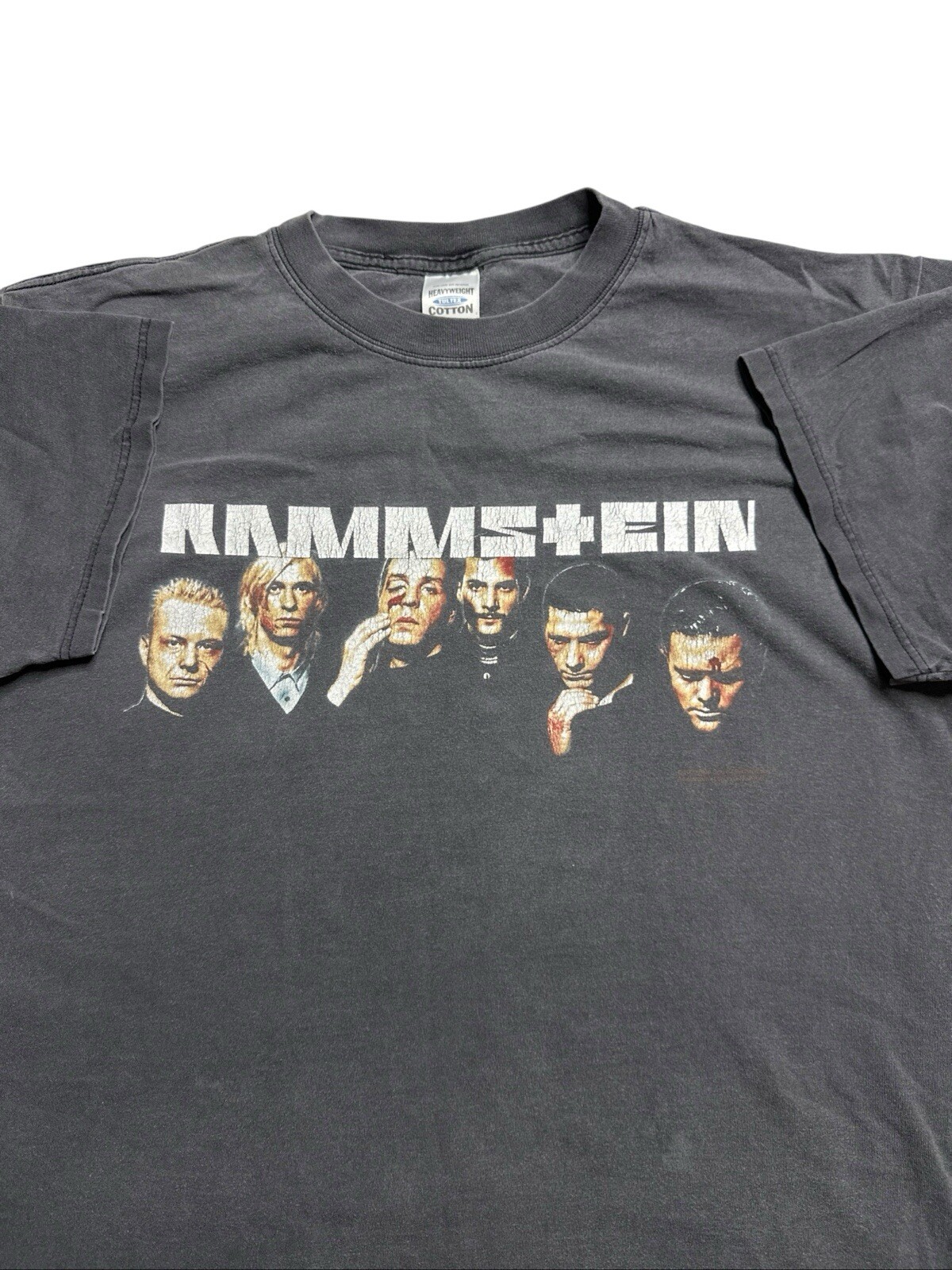 Vintage Rammstein shirt Size Xl Blue Grape 2000s 2000 Band Y2K 90s