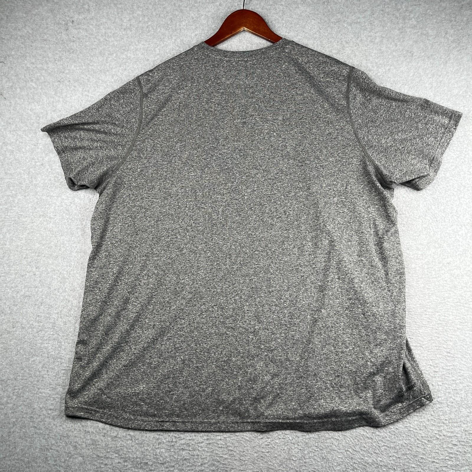 Adidas Creator TEE Shirt Gray Heather Logo Graphic Print Mens 2XL