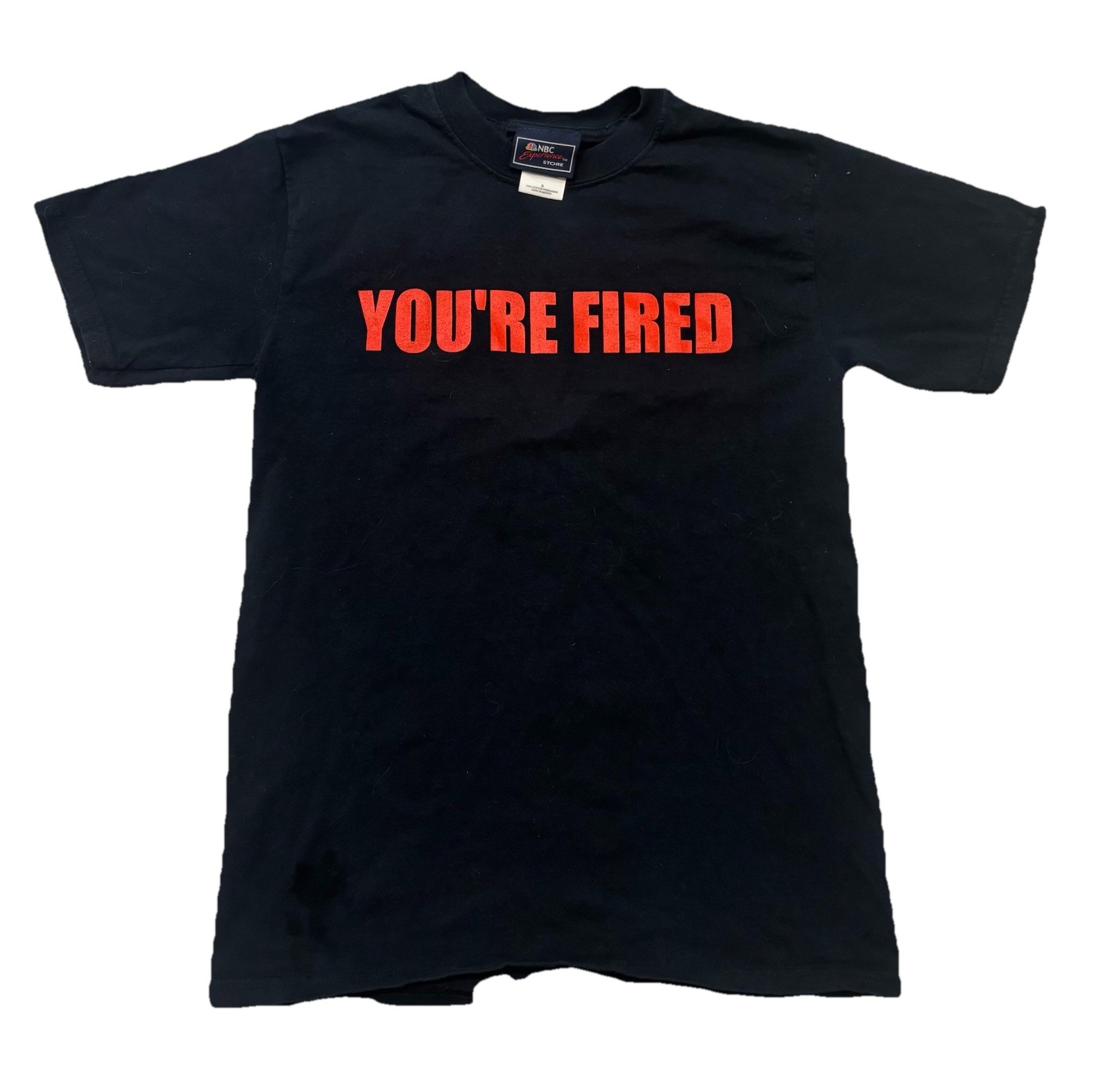 VINTAGE The Apprentice Shirt Adult S Black You&rsquo;re Fired Donald Trump NBC Store