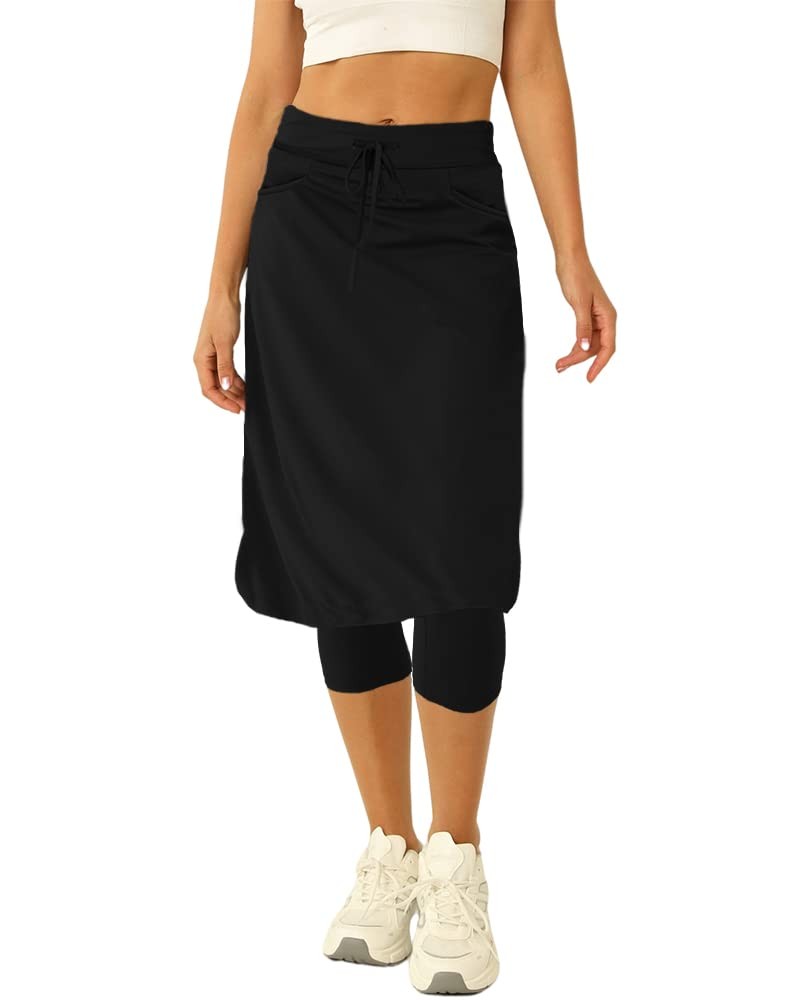 Women 20&Prime; Knee Length Tennis Skirt with Built in Legging Golf Skirts Skirted …