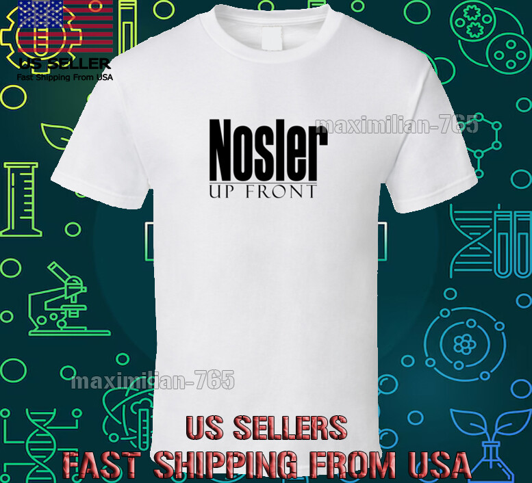 NEW SHIRT NOSLER AMMUNITION UP FRONT SHOOTING T-SHIRT SIZE FUNNY S TO 5XL