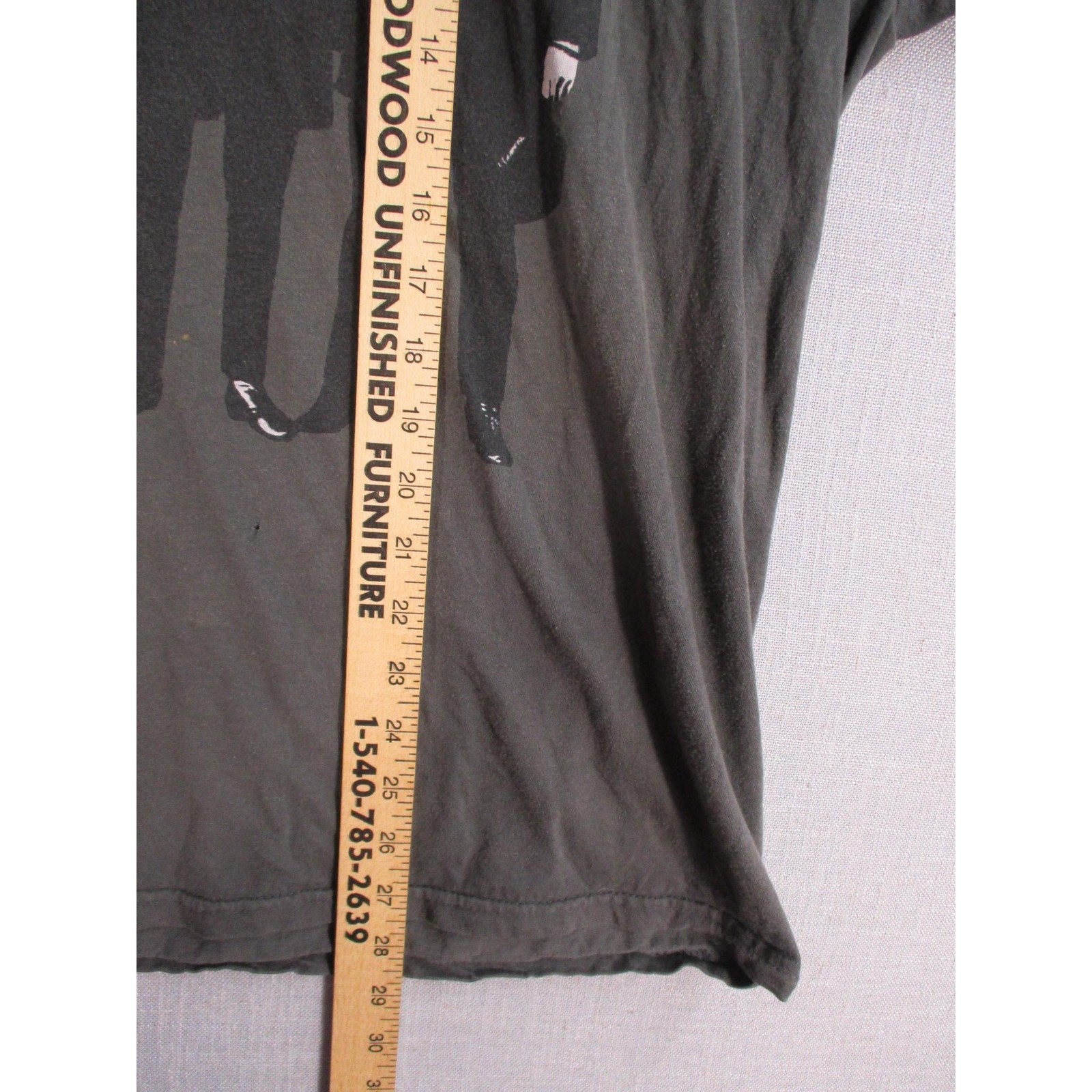The Beatles Grey Iconic Retro Graphic Tee T-Shirt Men Size XL