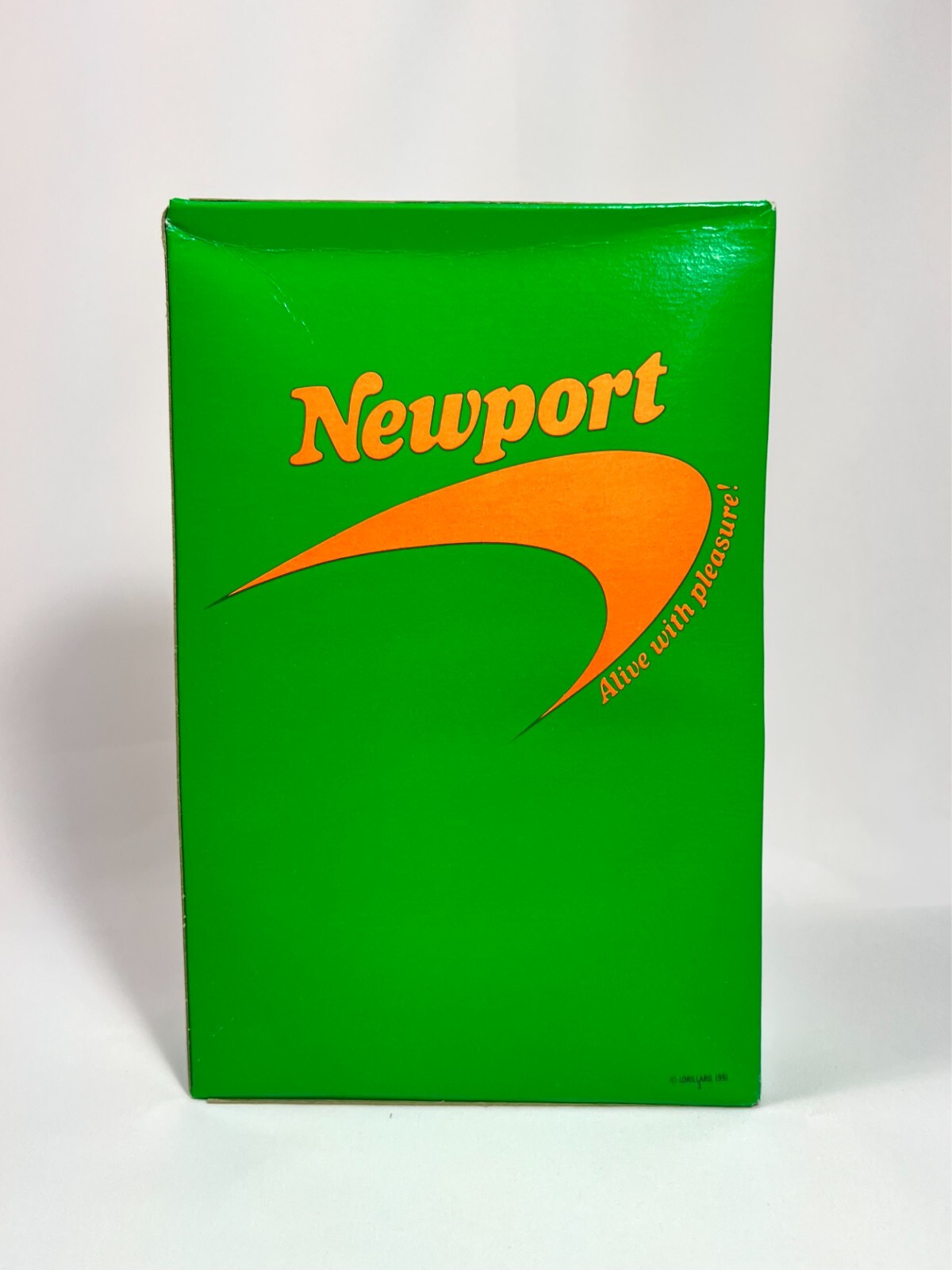 Vintage 80s Newport Cigarette NEON Green Promo T-shirt (L and XL)