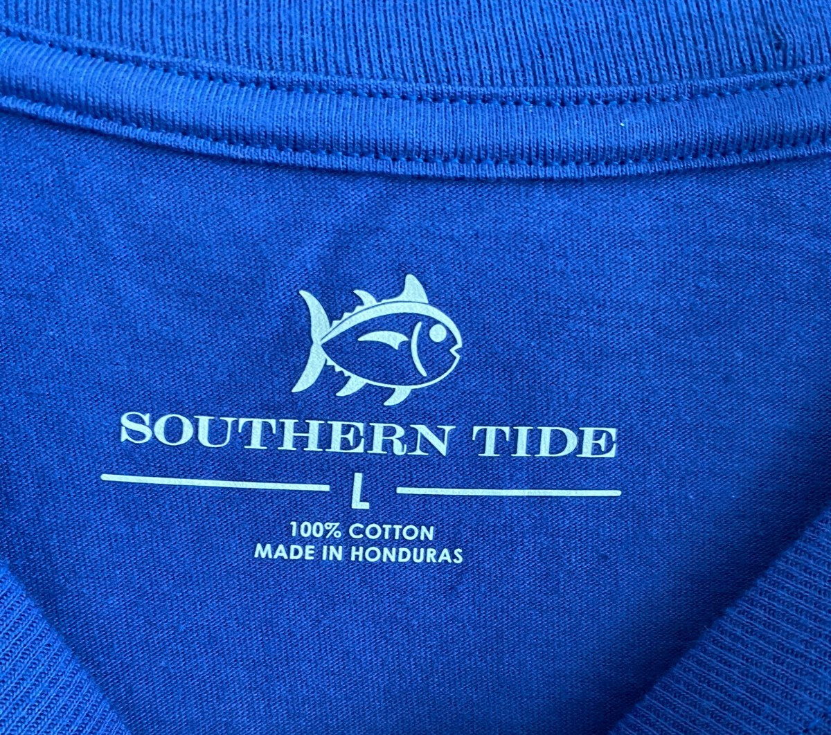 NWT SOUTHERN TIDE Mens Size Large University Blue Built w Purpose T-Shirt
