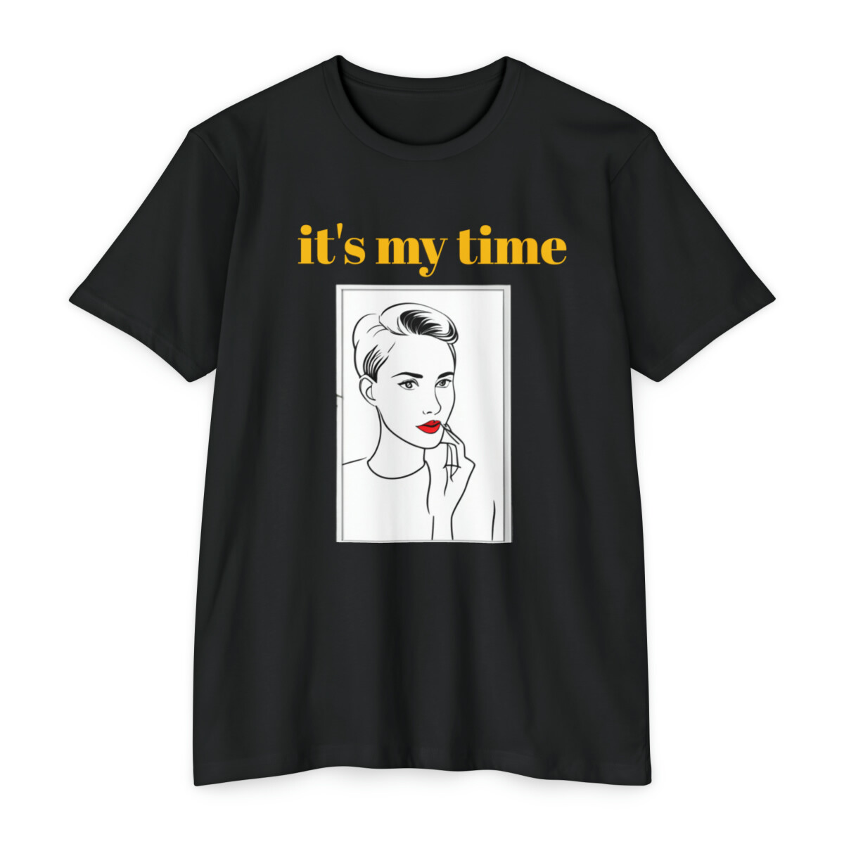 Unisex CVC Jersey T-shirt it&rsquo;s my time