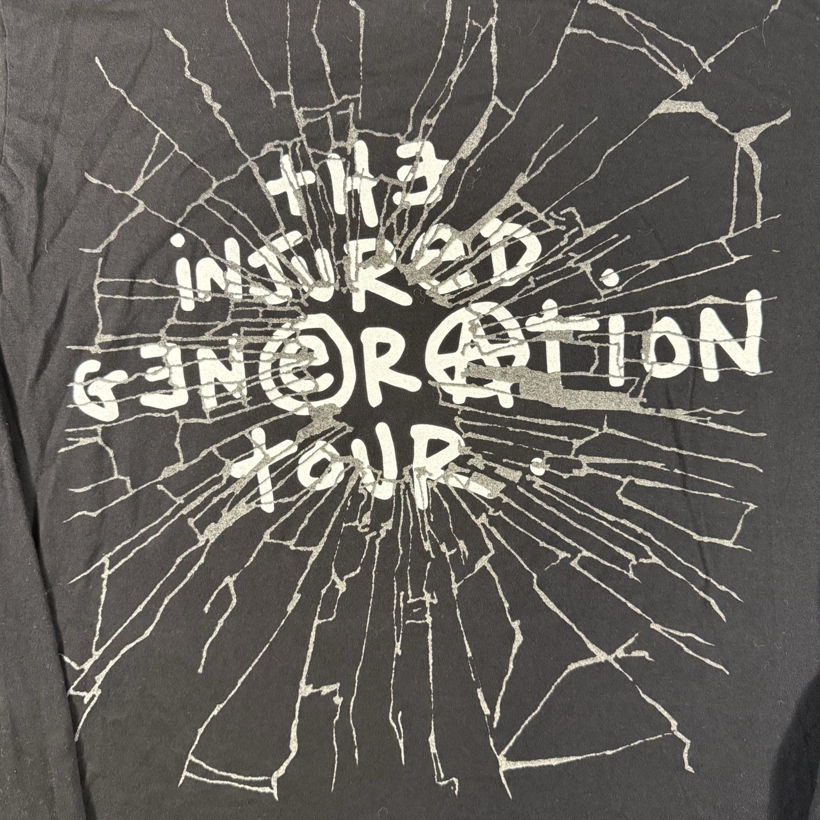 ASAP Rocky Injured Generation Tour Shirt Mens Sz L Double Sided Rap Music 2019