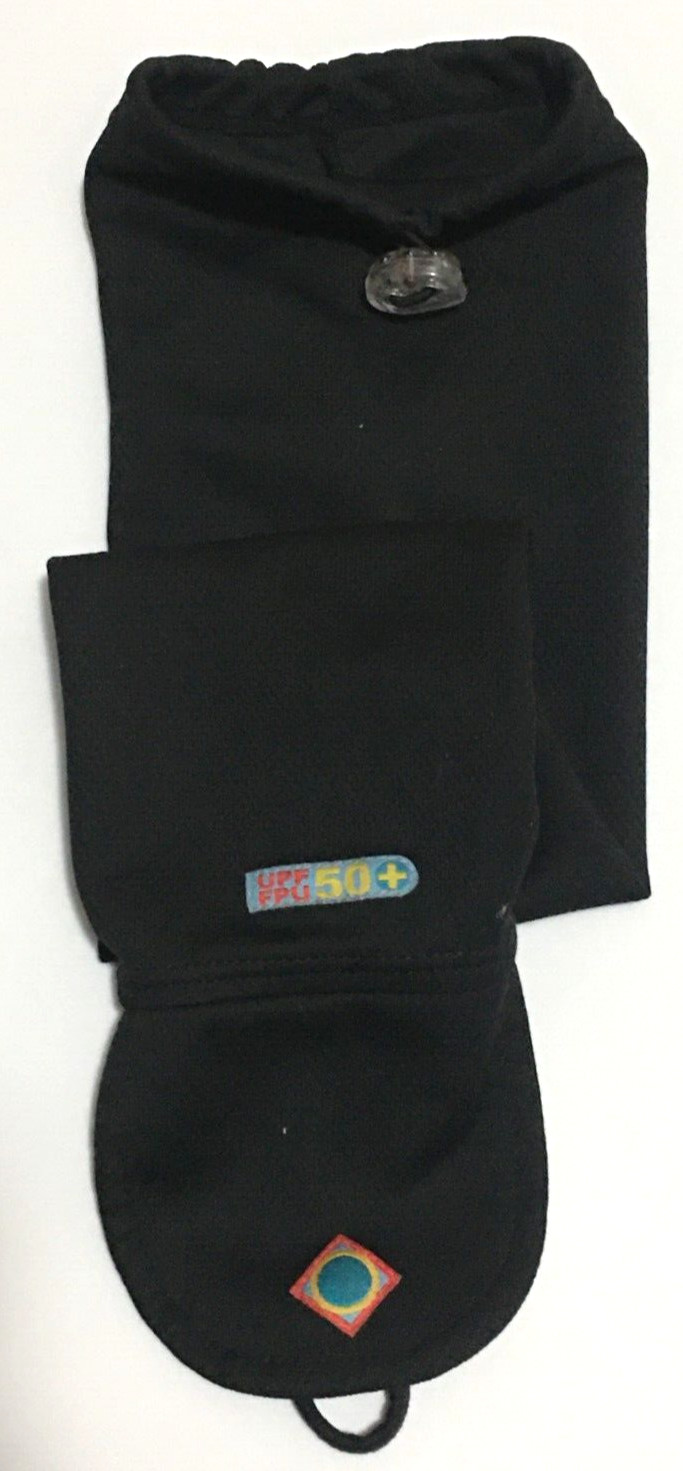 Sol-or Black Sleeve Sun Protector UPF FPU 50+ U Size Fishing Golf Outdoor Work