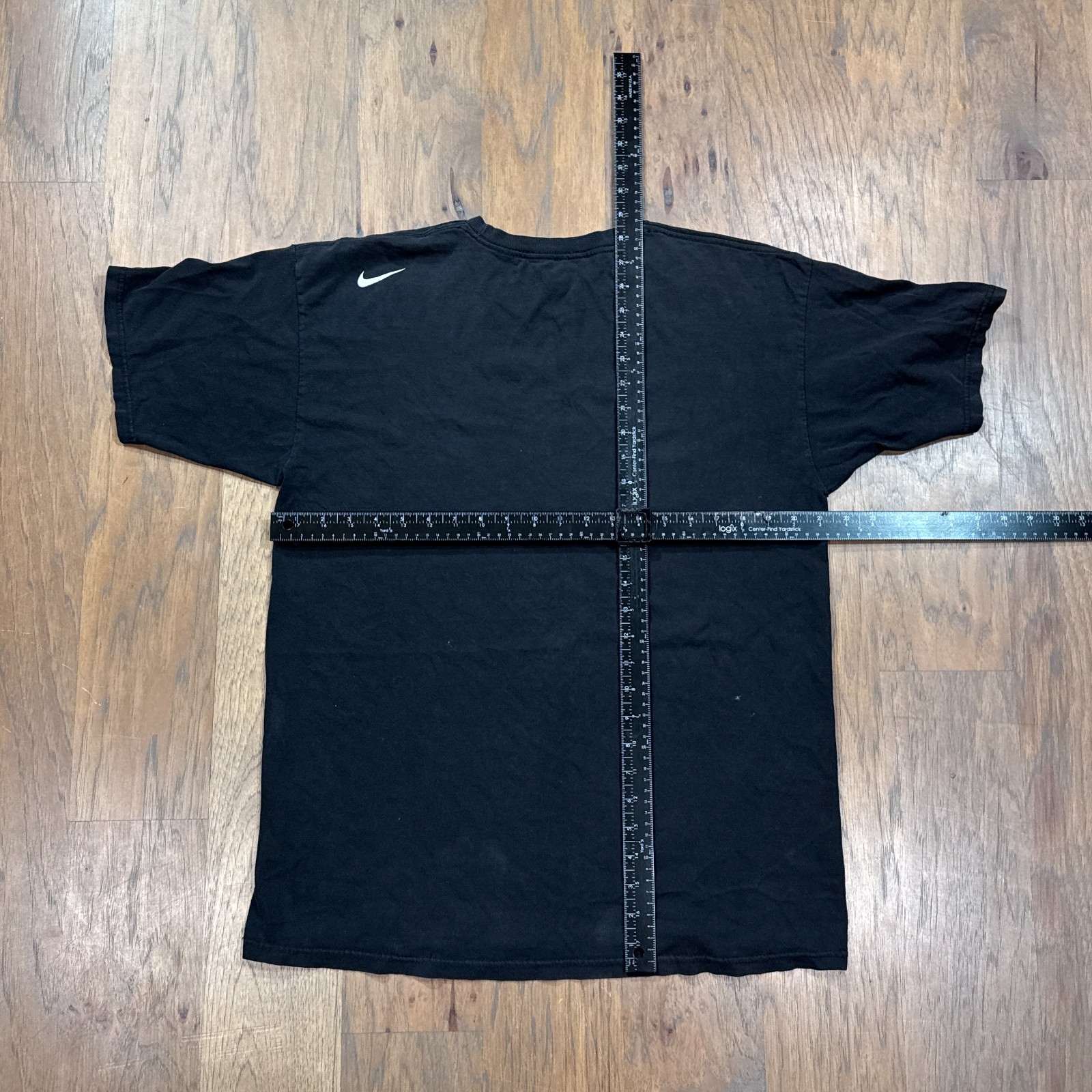 Vintage Nike Shirt Mens L Black Skateboarding SB 6.0 Graphic Print Swoosh Cotton