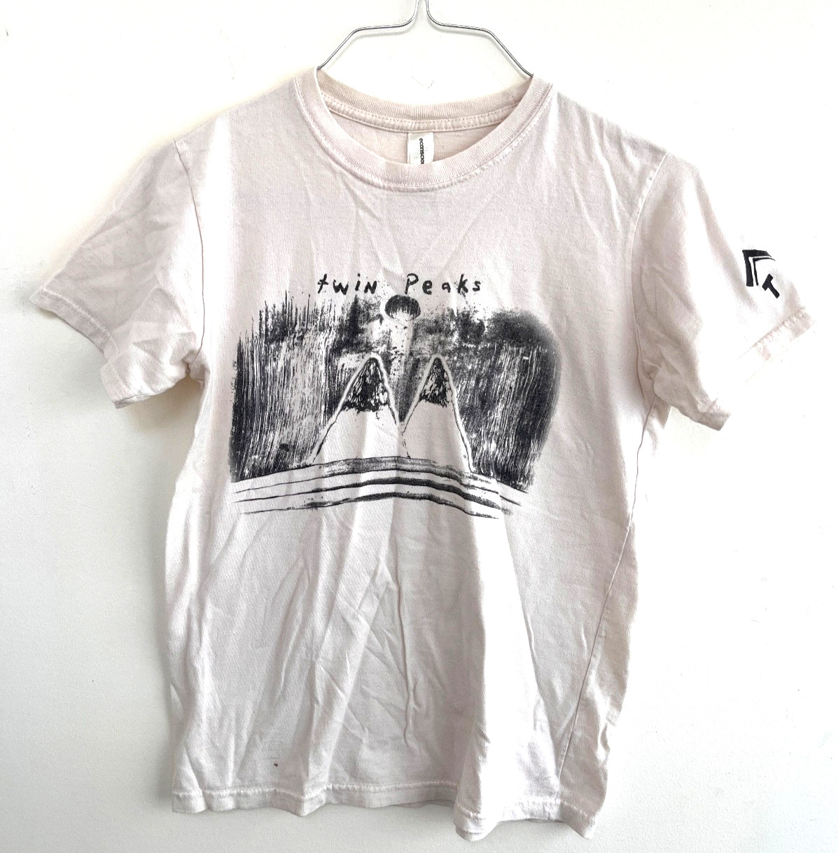TWIN PEAKS promo t-shirt 2016 The Return Showtime size S David Lynch drawing