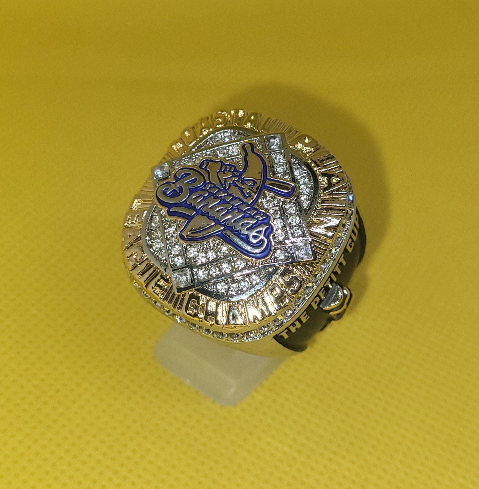 2016 Savannah Bananas Championship Ring – Size 12 – Salesman Sample