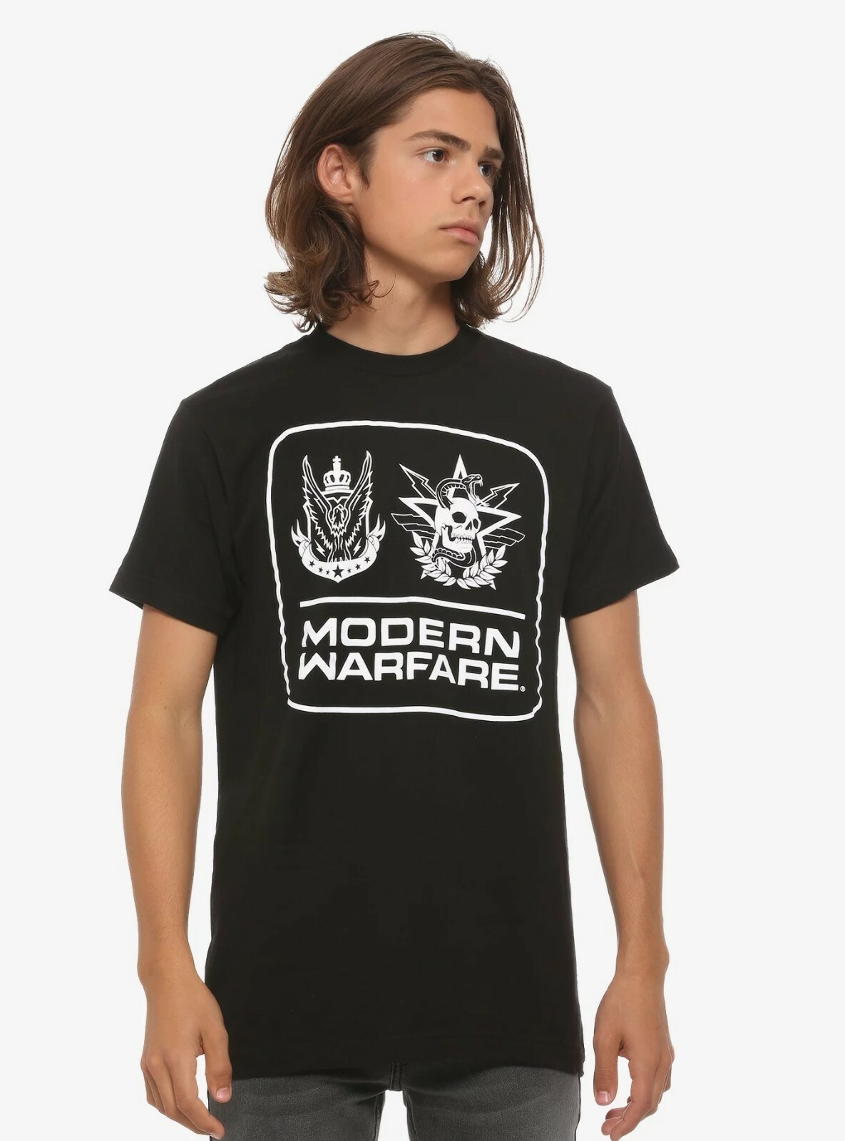 Hot Topic Call Of Duty Mens Modern Warfare Faction Icons Shirt New S, M, L, 2XL