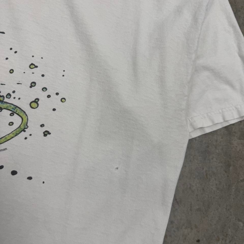 Vintage 90s Ralph Steadman Hunter S Thompson T-shirt Gonzo Tee White Mens XL