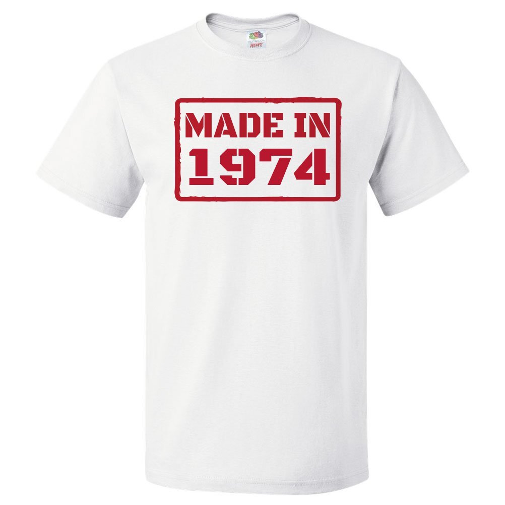 51st Birthday Gift For 51 Year Old Made In 1974 T Shirt
