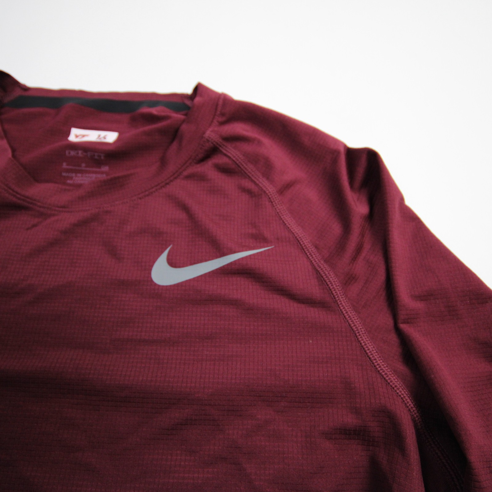Nike Long Sleeve Shirt Men&rsquo;s Maroon Used S