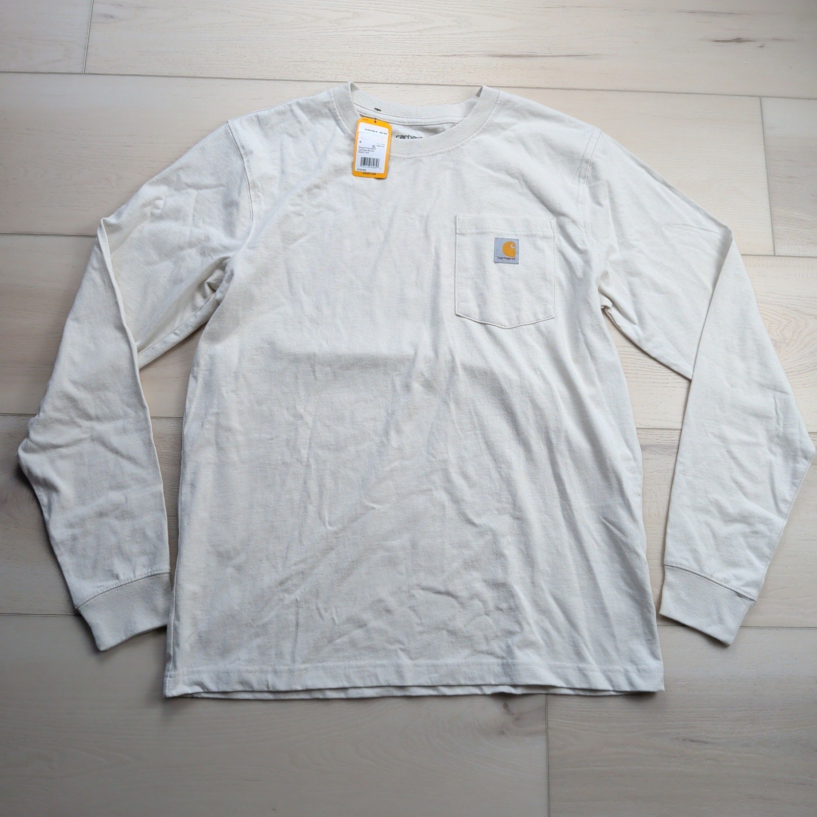 NEW Carhartt Relaxed Fit Heavyweight Long Sleeve T-Shirt Mens M Mountain Graphic