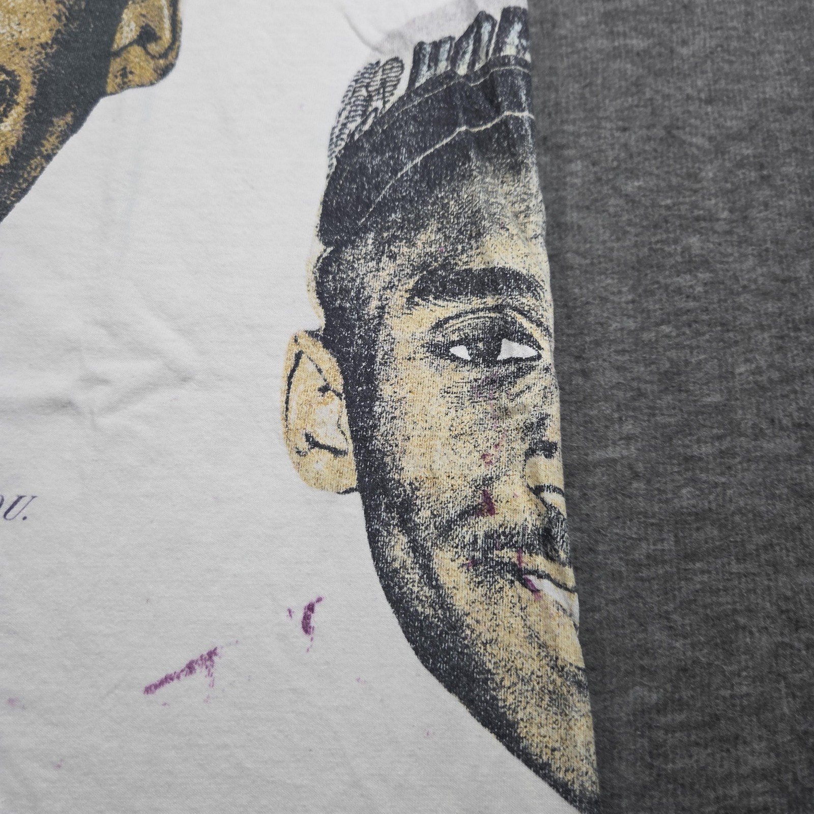 TAPPEDIN Kobe Bryant Shirt Mens Large White Quote Graphic Basketball Tee
