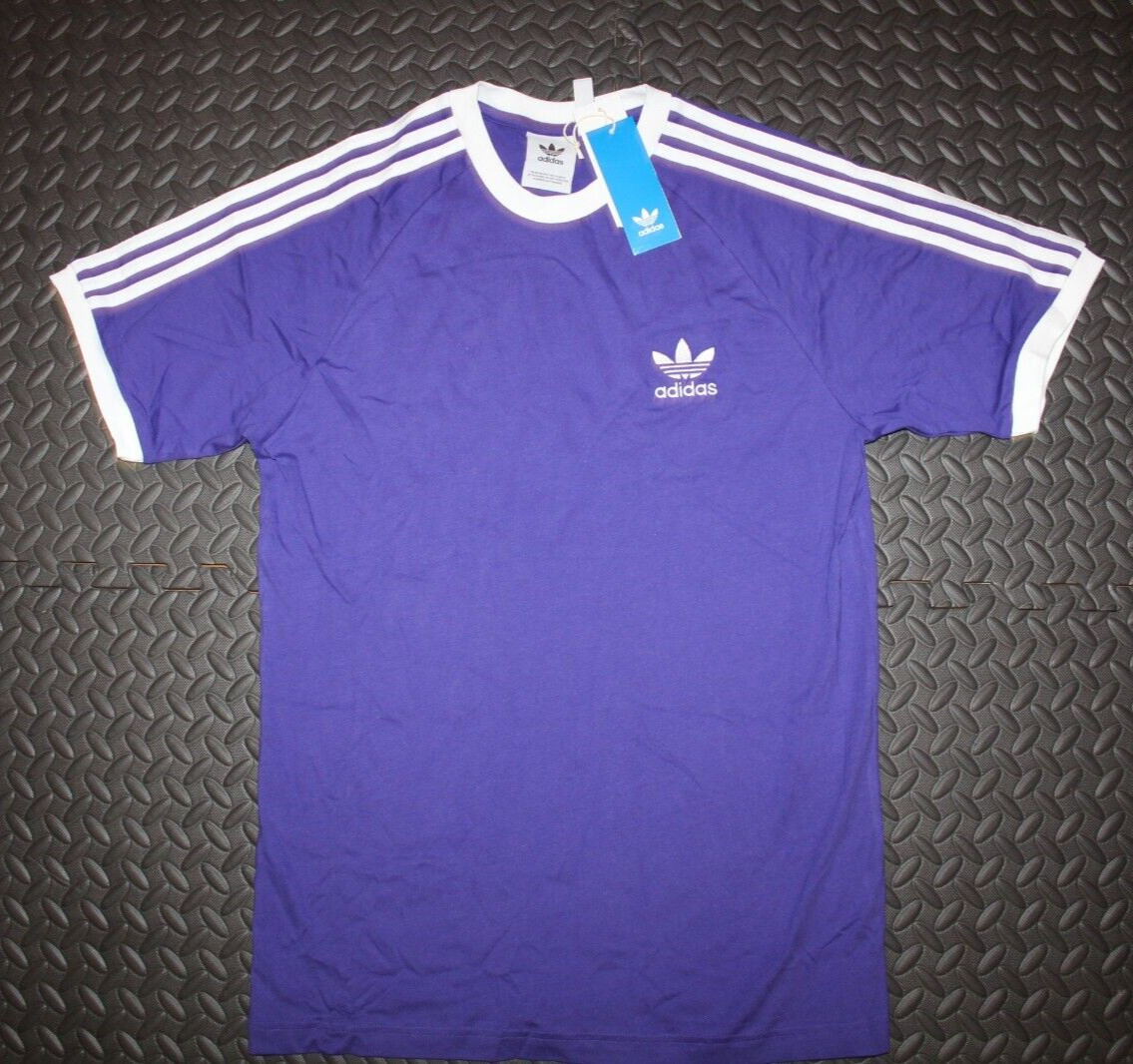 NEW MENS ADIDAS ORIGINALS CALIFORNIA 3 STRIPES TREFOIL SHIRT ~SIZE XL #IZ2369