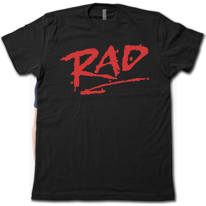 “RAD” 80&rsquo;s classic BMX Movie T-Shirt • RETRO COOL Cru Jones Biker Graphic Tee!
