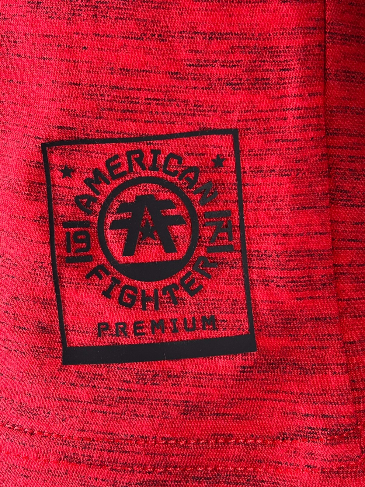 AMERICAN FIGHTER Men&rsquo;s T-shirt CRESTLINE Athletic Military Red