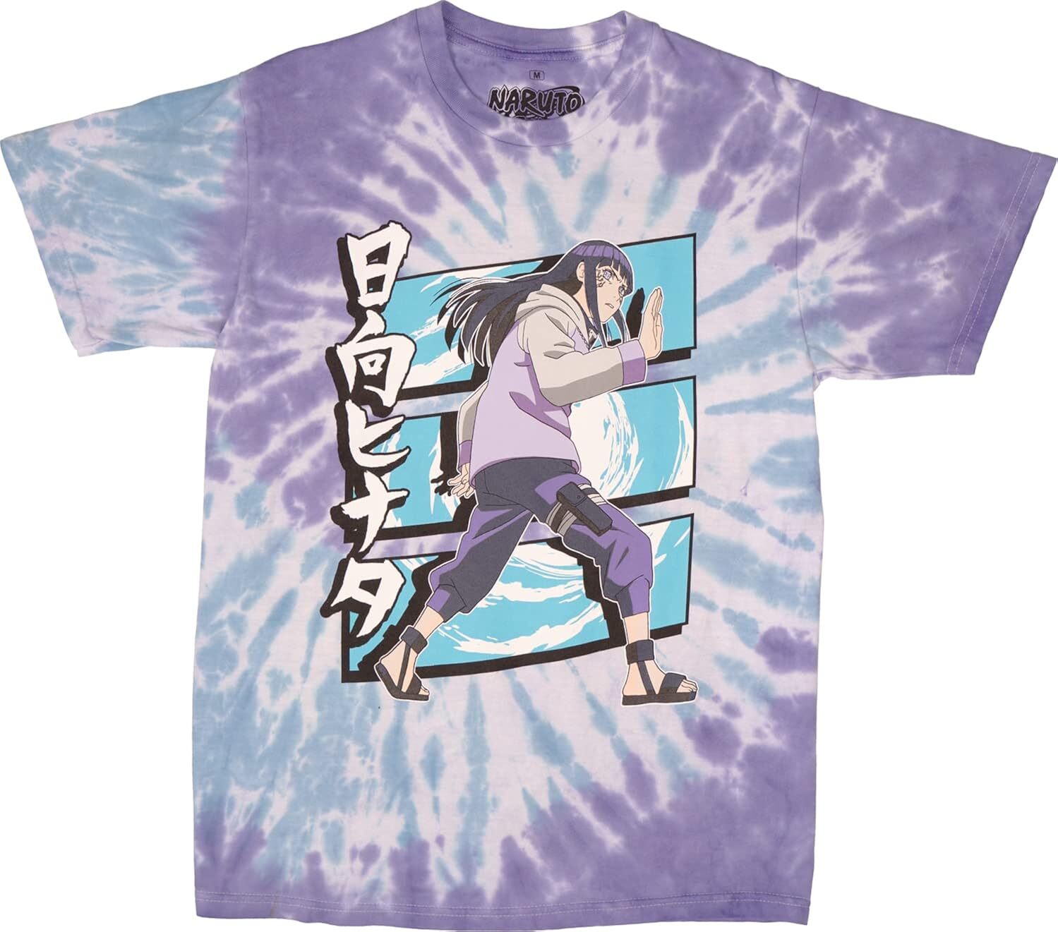 Naruto Shippuden Men T-Shirt – Tie Dye Hinata Hyuga Image