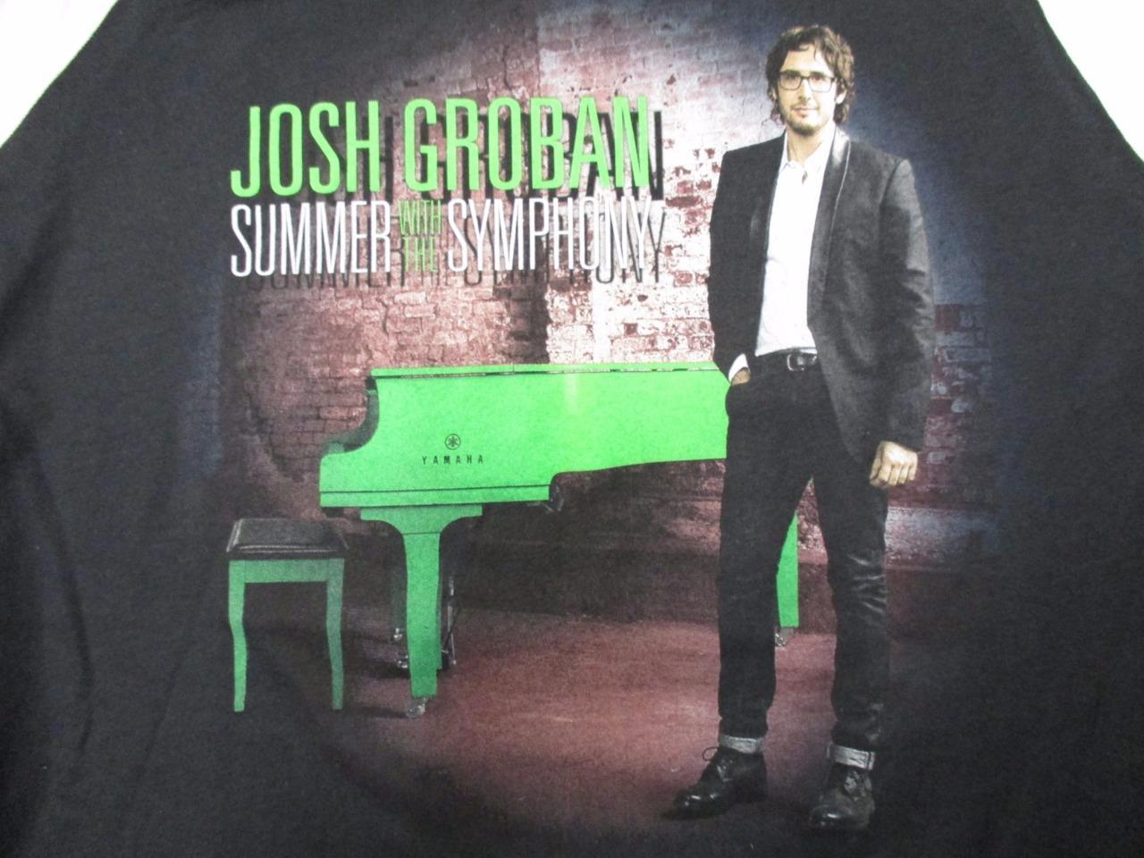 New Josh Groban Summer w/ Symphony Mens Adult Sizes S-M-L Band Concert Shirt