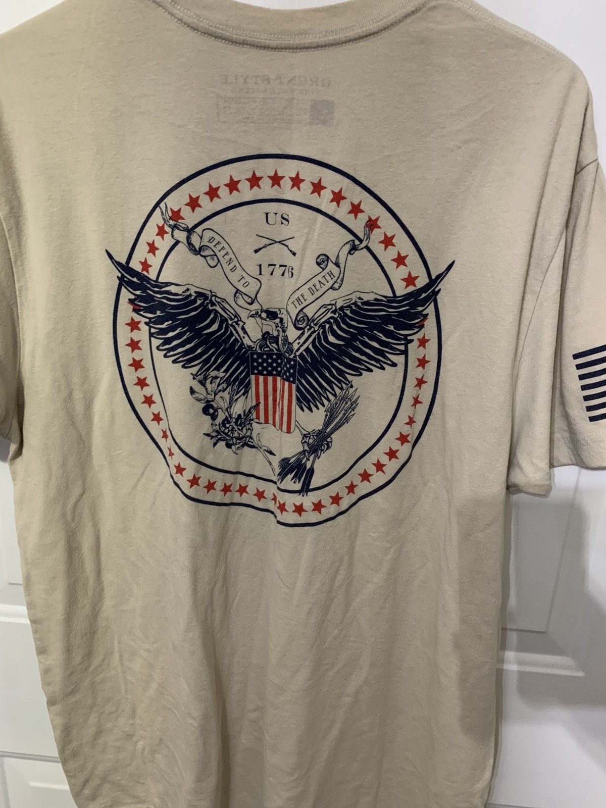 Grunt Style Patriotic American To The Bone T-shirt, Size M