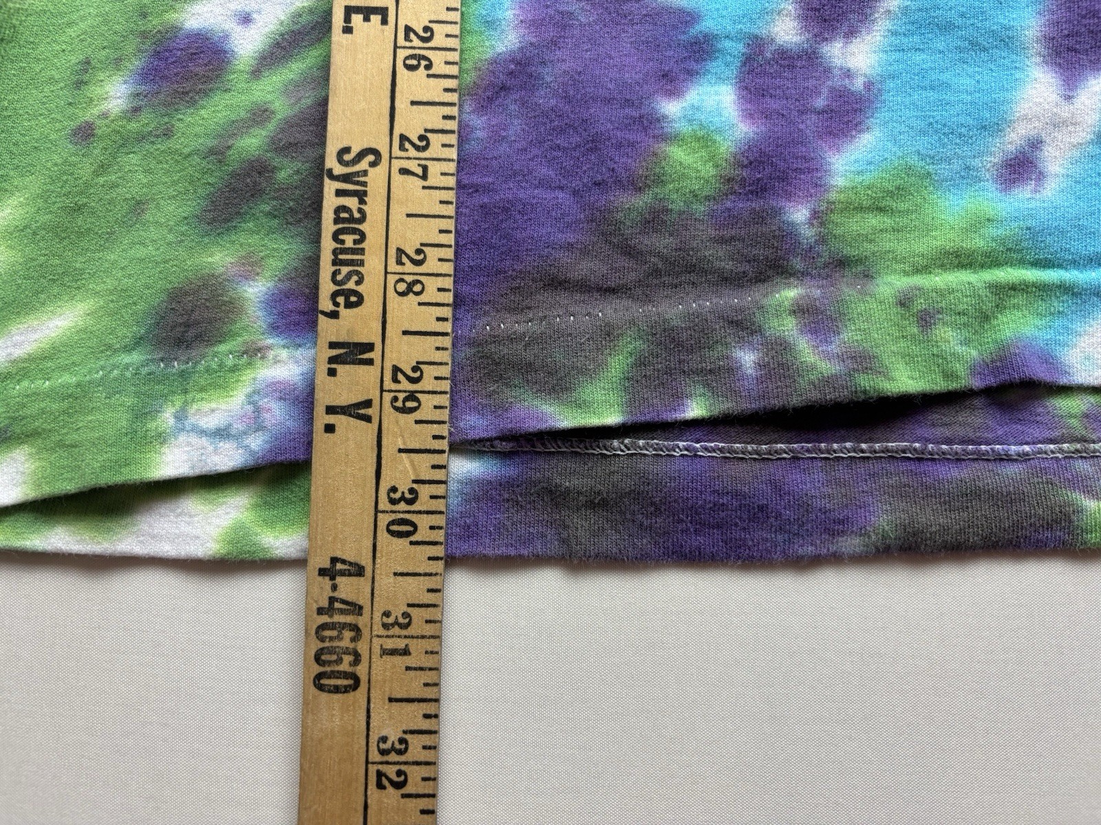 Vtg 92 High As The Moon Tour Tie Dye Single Stitch Fruit Of The Loom Shirt