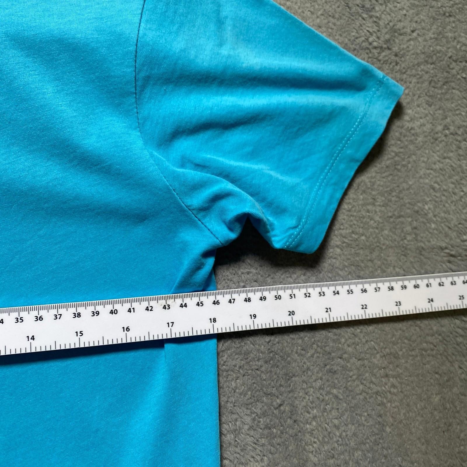 Impero T-Shirt Men&rsquo;s Medium Blue Italian Style Crew Neck Casual Cotton