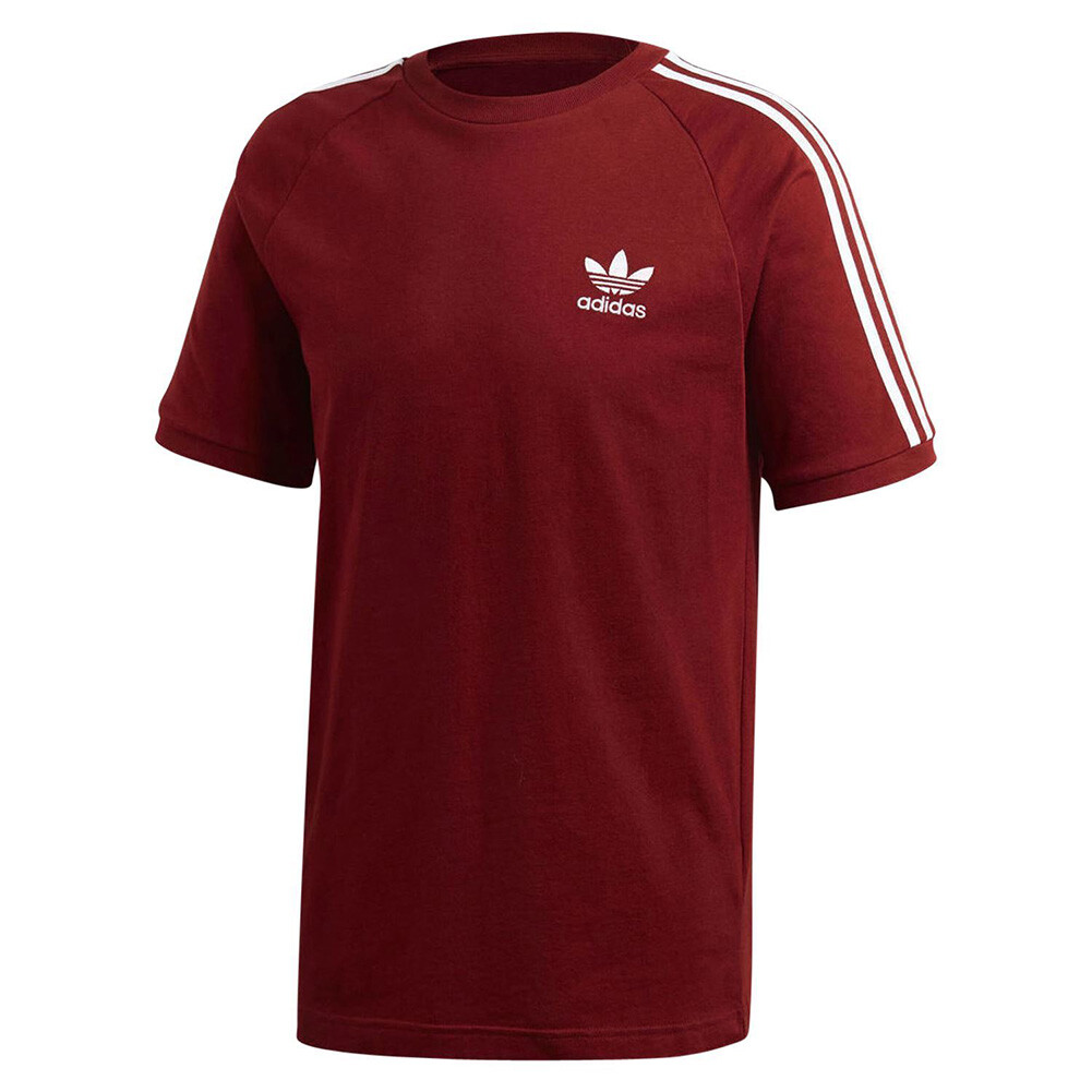 Adidas Men&rsquo;s Original Embroidered Trefoil 3 Stripe California T-Shirt