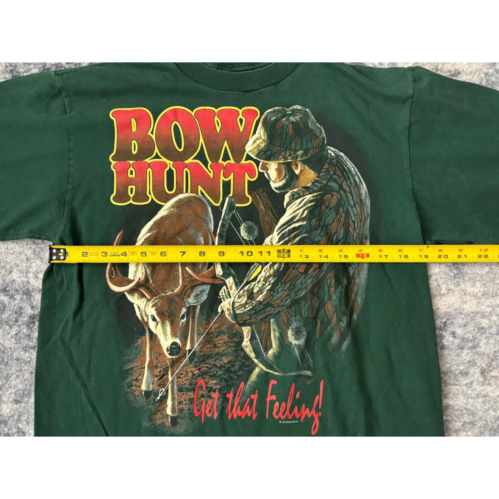 Vinateg Mens Jerzees Bow Hunting Graphic T Shirt Deer Archer Camo Large Outdoor