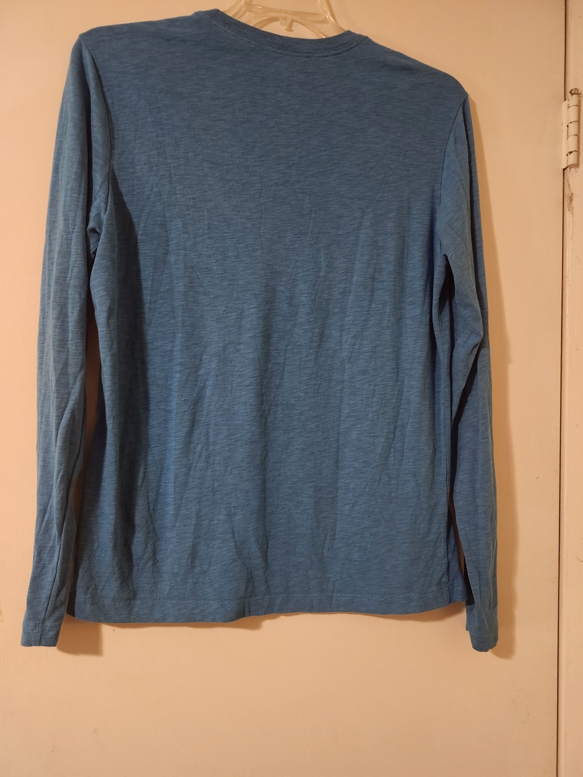 Nike The Nike Tee Dri-FIT Men’s Blue Graphic Crew Neck Long Sleeve T-Shirt M