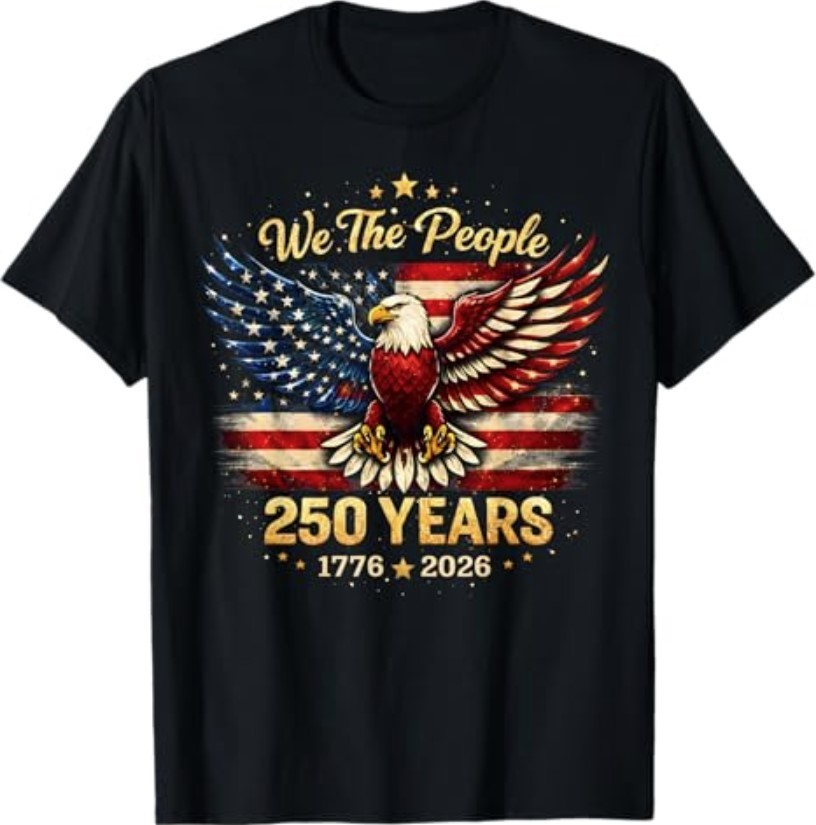 250 Years American 1776 2026 T-Shirt
