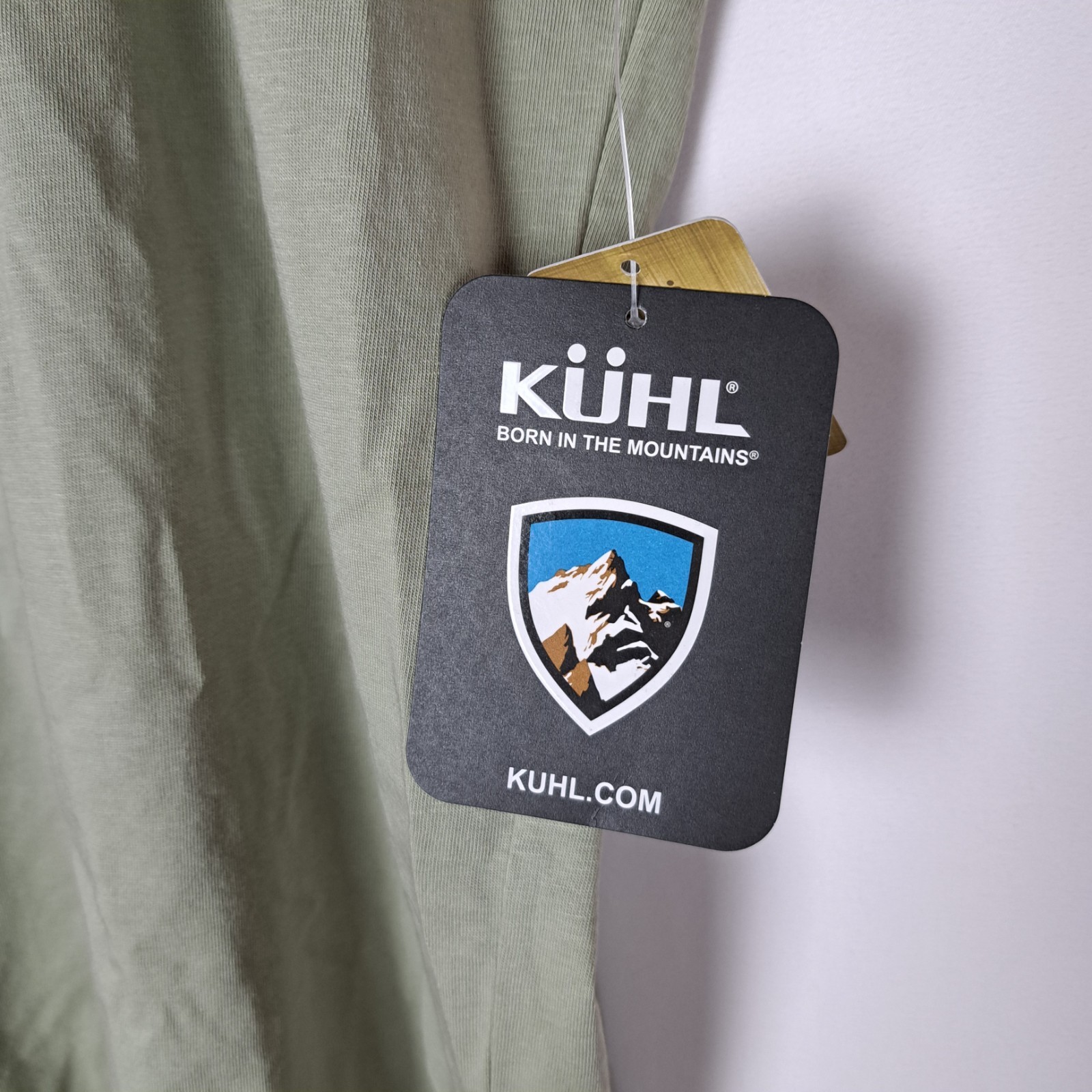 NWT Kuhl T-Shirt Mens Small Wildfibre 100%-Organic Cotton S/S Logo Hiking New