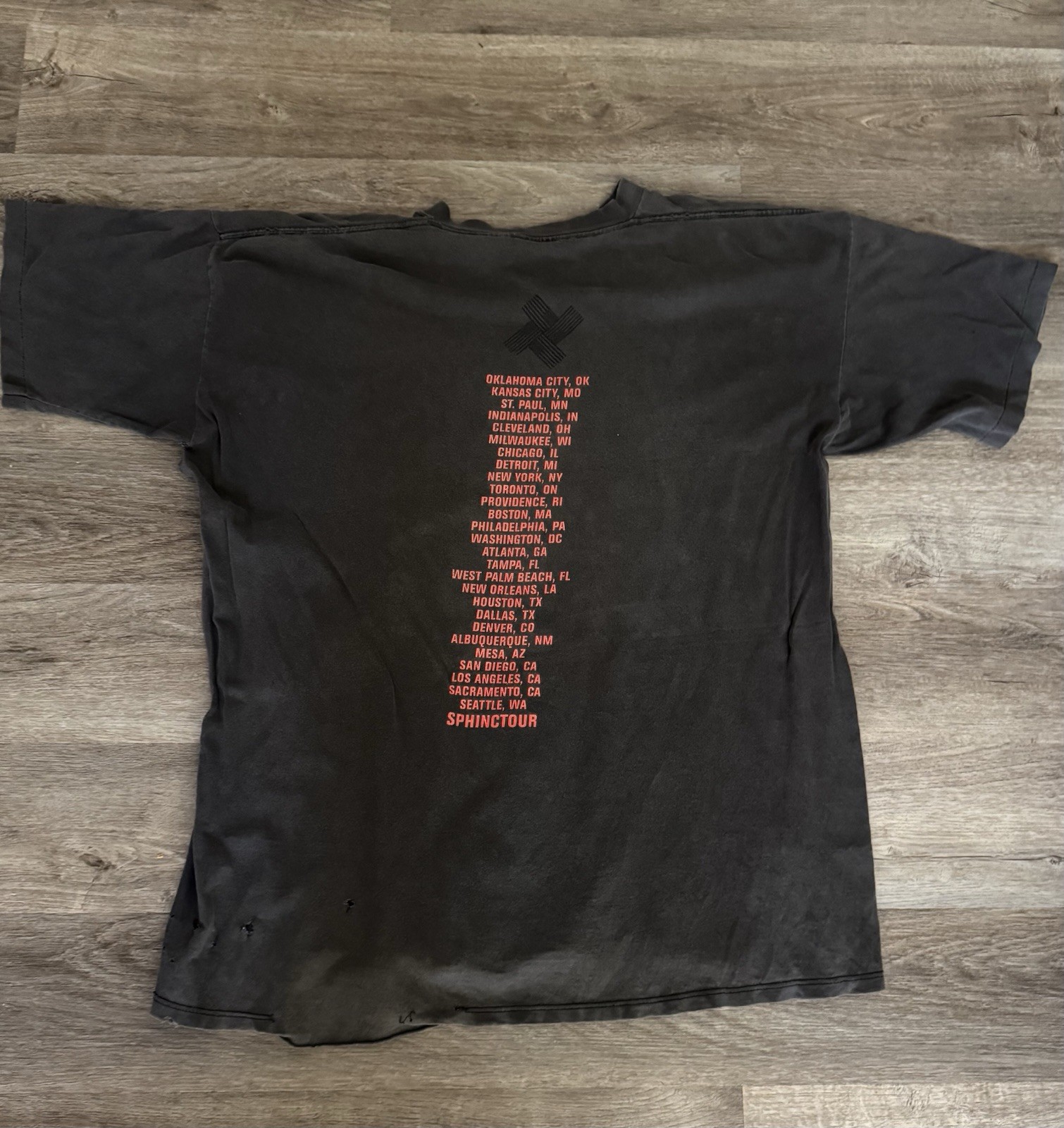 Vintage Ministry 1996 Sphinctour Shirt XXL Brockum Nine Inch Nails Skinny Puppy