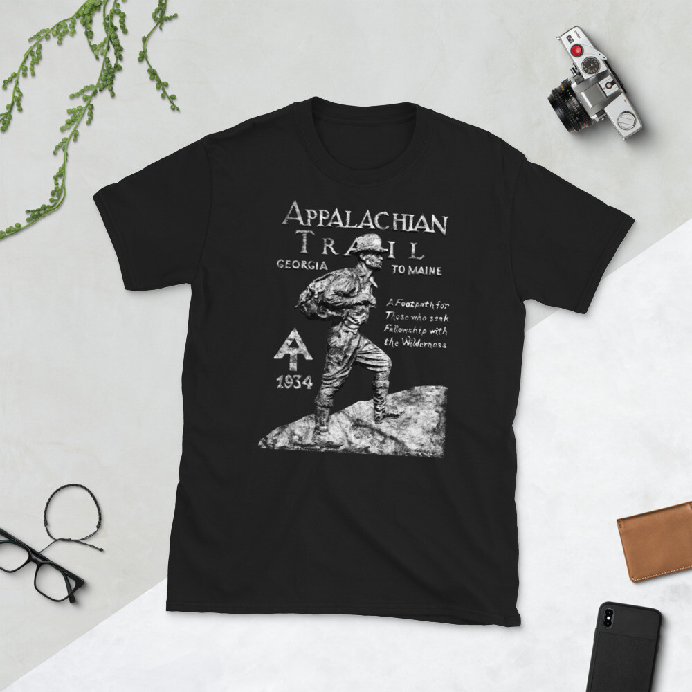 Appalachian Trail Springer Mountain Georgia Maine Hiking Plaque Shirt AT 1934 GA