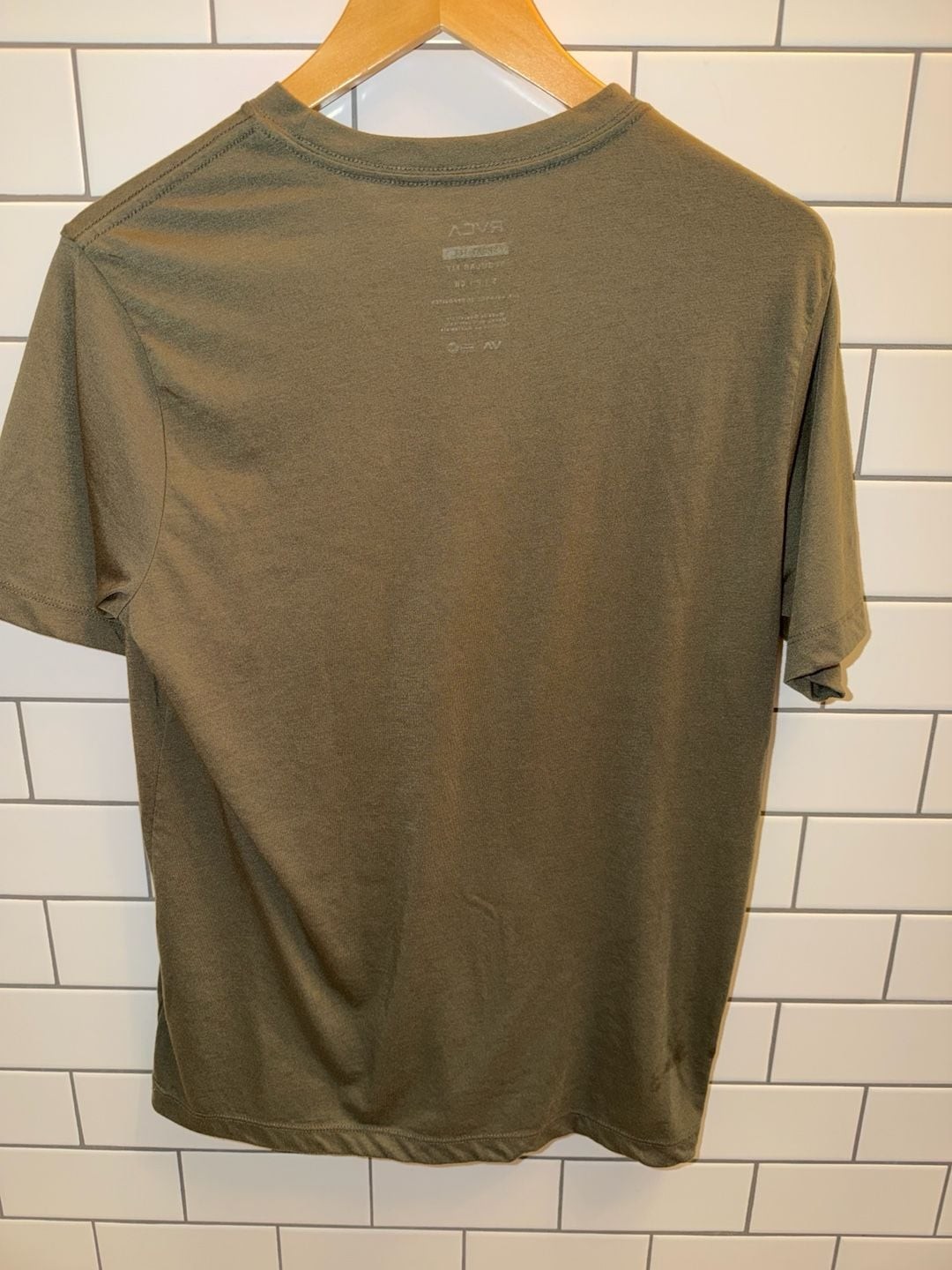 RVCA Old Arch Sport Tech T-Shirt Olive Green