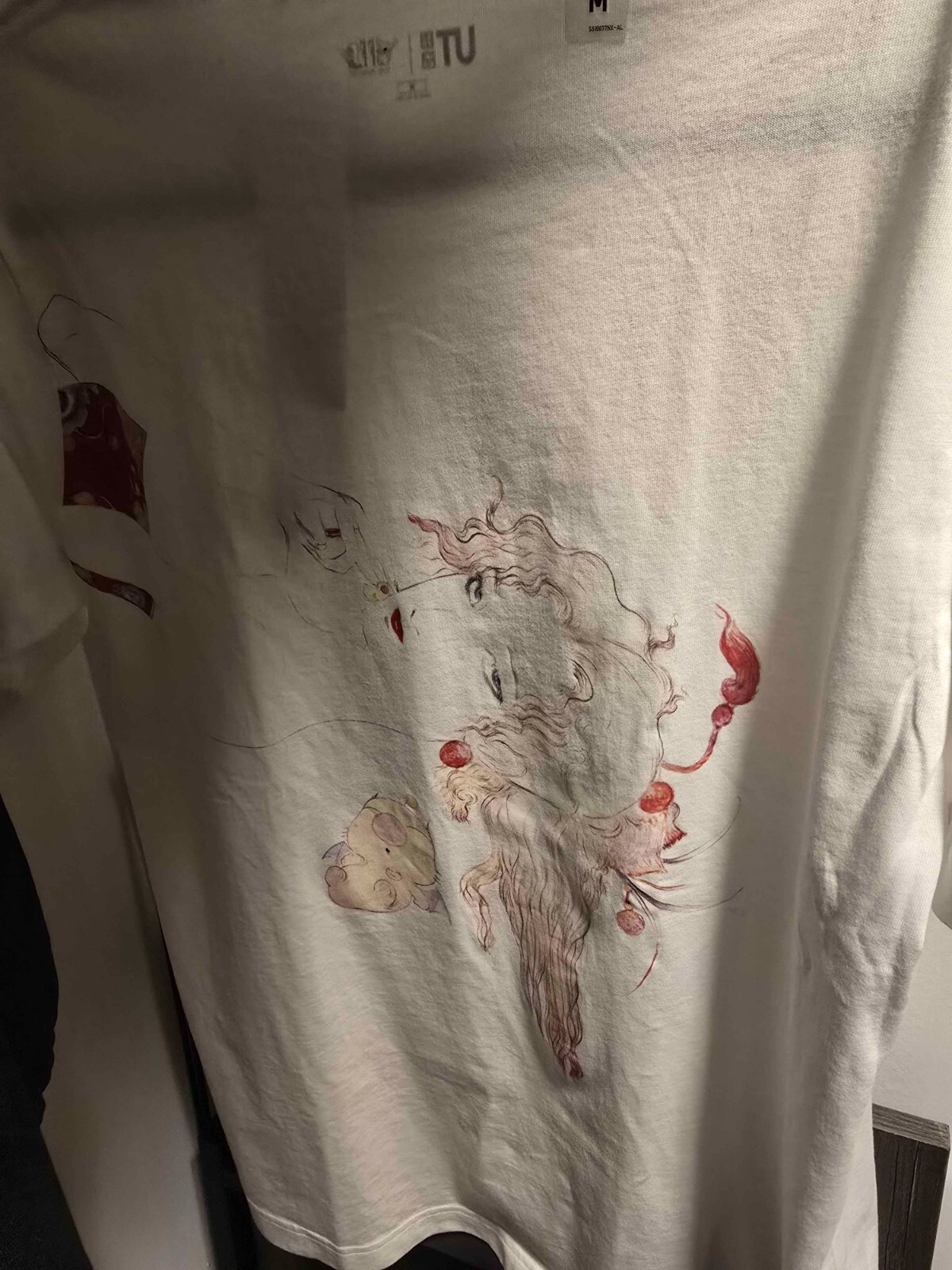 Uniqlo White FINAL FANTASY Short-Sleeve Graphic T-Shirt Men Sizes XS,S,M,L,XL