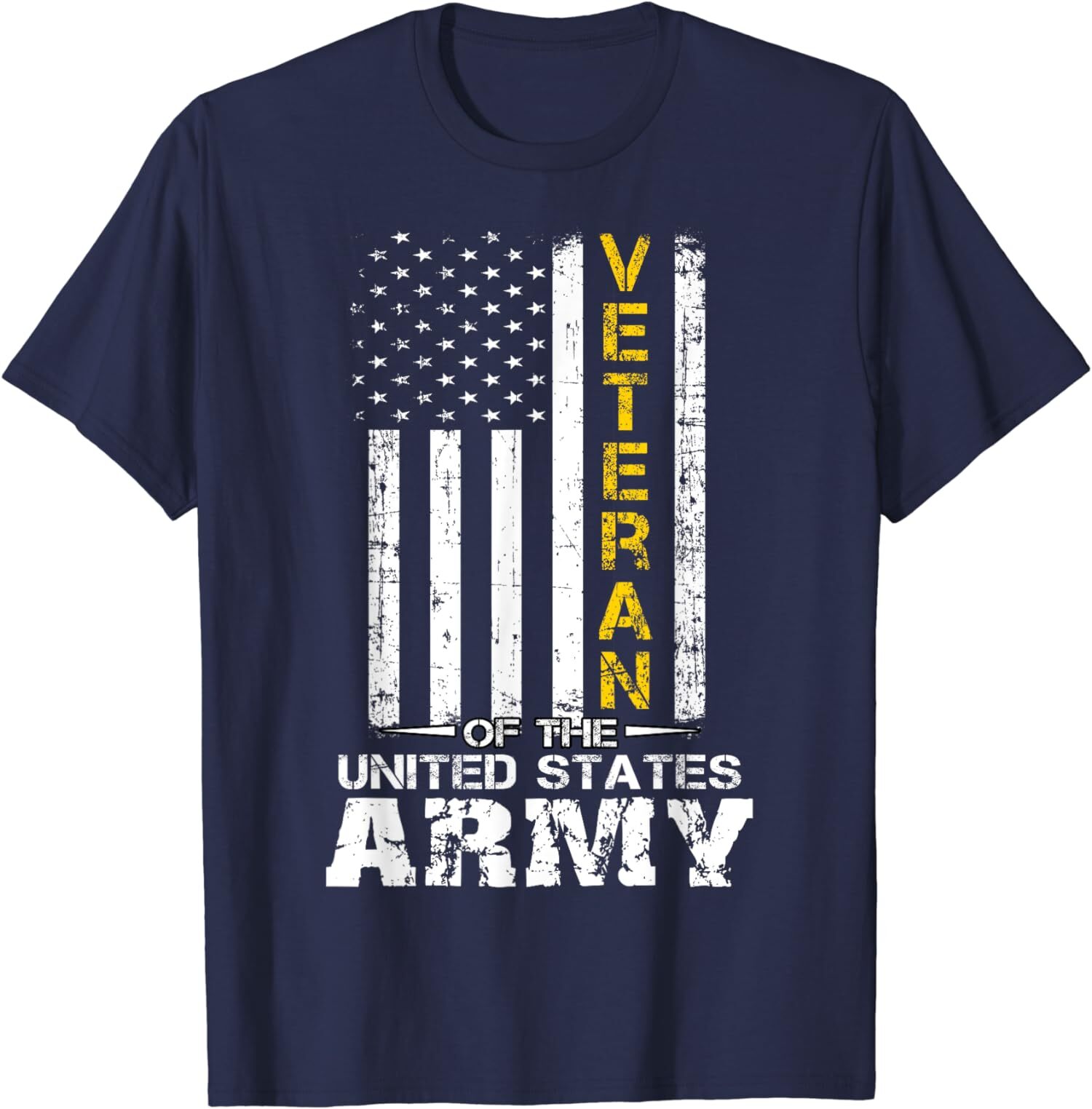 Veteran Of United States US Army Veteran Gold Unisex T-Shirt