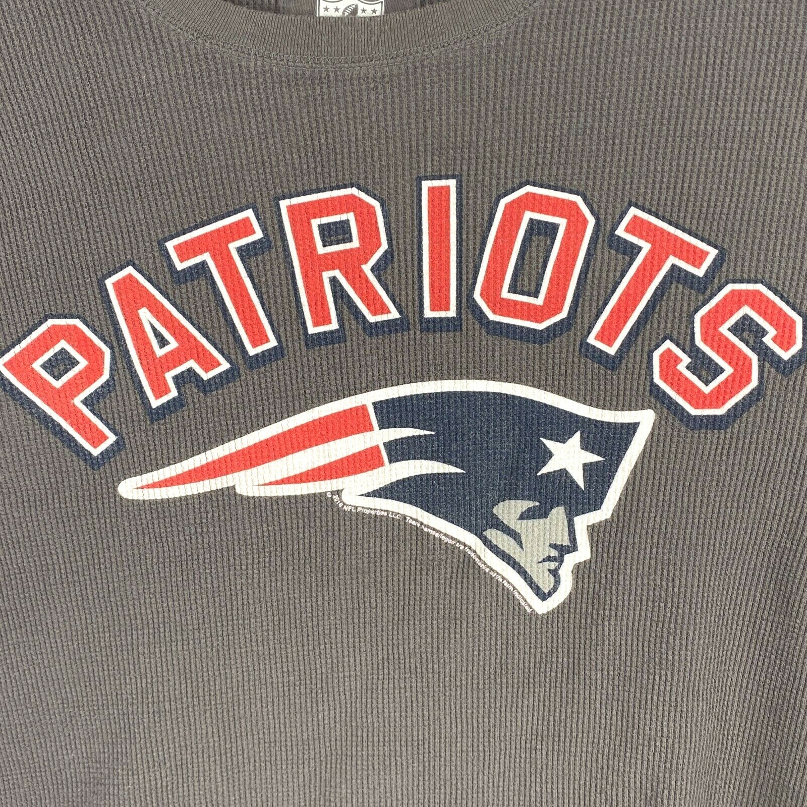 NFL Team Apparel Patriots NFL Football Team Thermal Cotton Shirt Mens Sz Medium