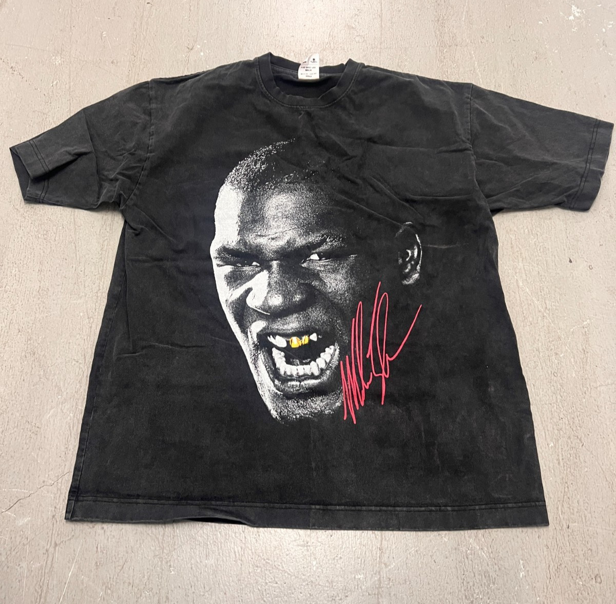Everlast Mike Tyson Heavy Cotton T-Shirt Men&rsquo;s Black Graphic Boxing Sports – XL