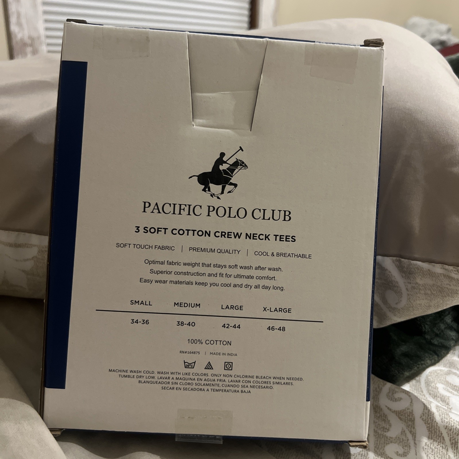 Pacific Polo Club T Shirts For Men L Set Of 3 T Shirts Pack